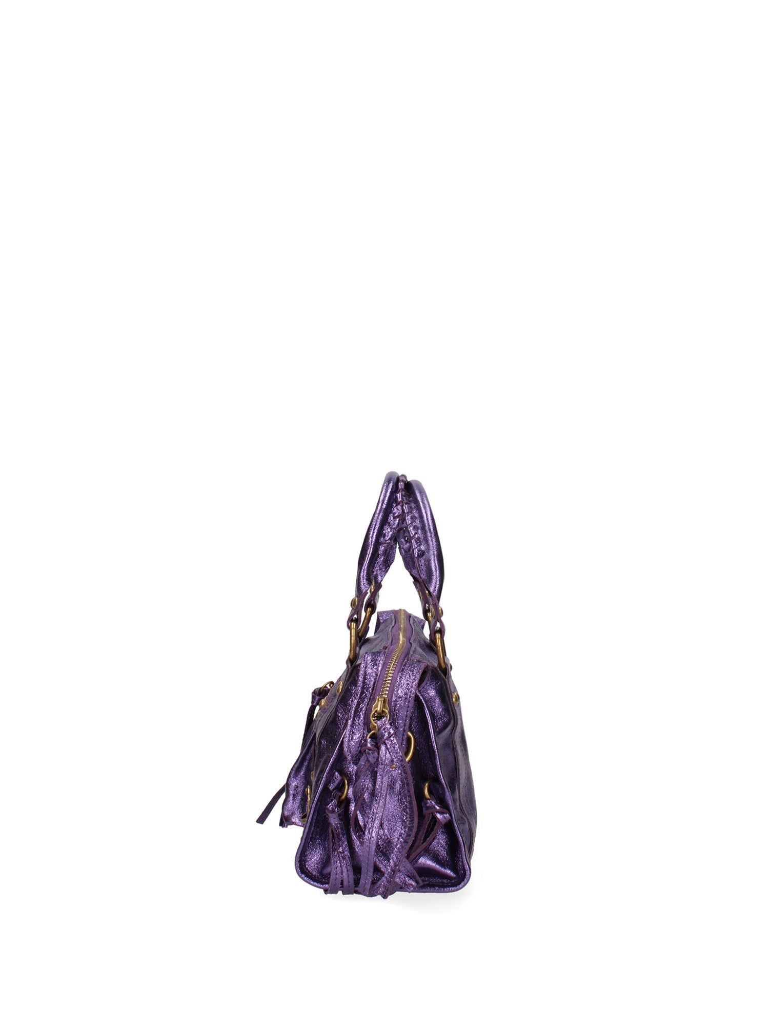 Solara Borsa a spalla da donna Vera pelle 06091 LM-L013 VIOLA Chiara Ferretti