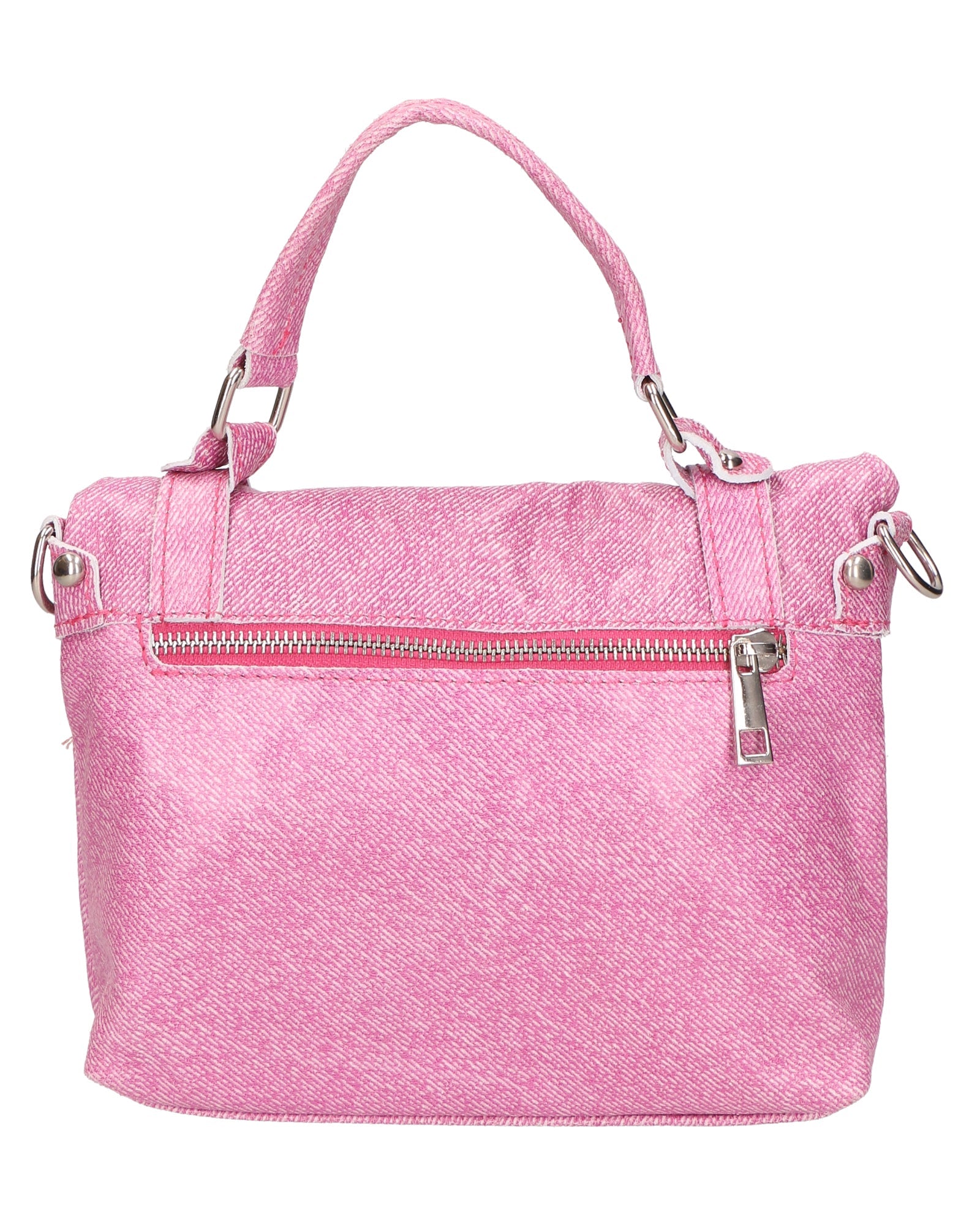 Borsa a mano Leila da donna In Vera pelle Made in Italy 25x17x6 cm