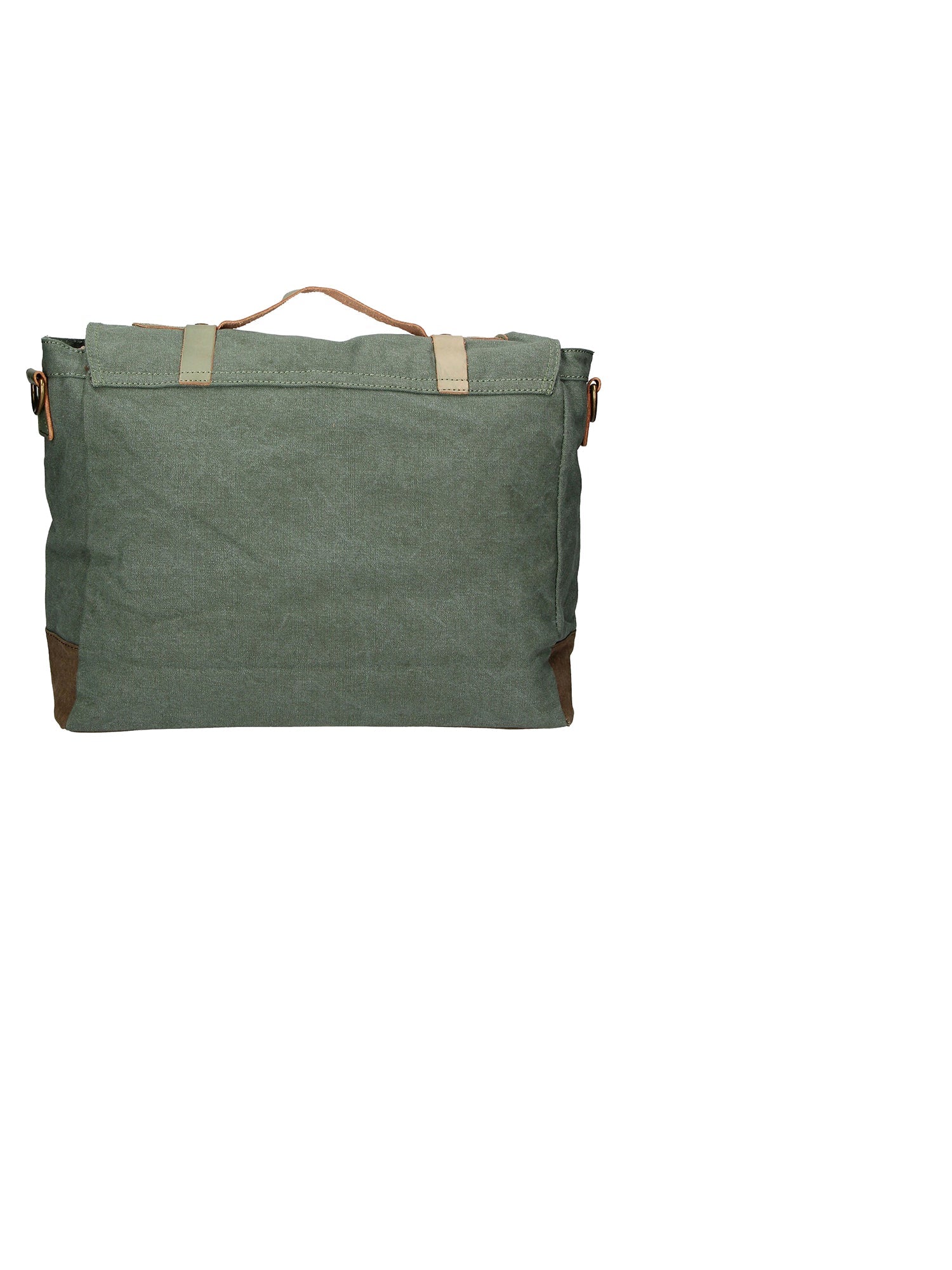 Minerva Borsa a mano unisex Canvas e pelle ZG3011-VERDE GREEN Chiara Ferretti