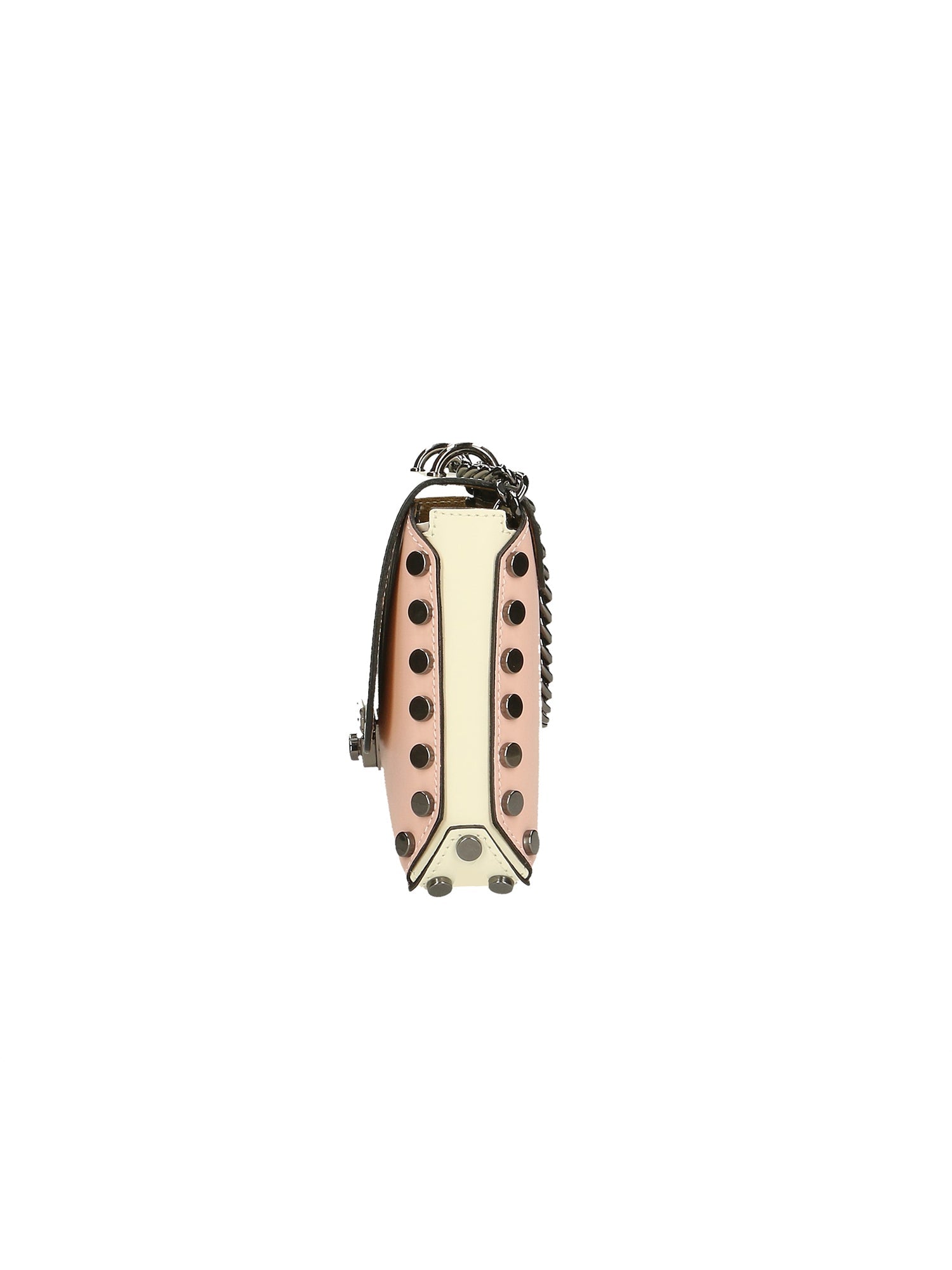 Vera pelle 8641-ROSA+BEIGE Borsa a tracolla da donna Evanthe Pro Chiara Ferretti