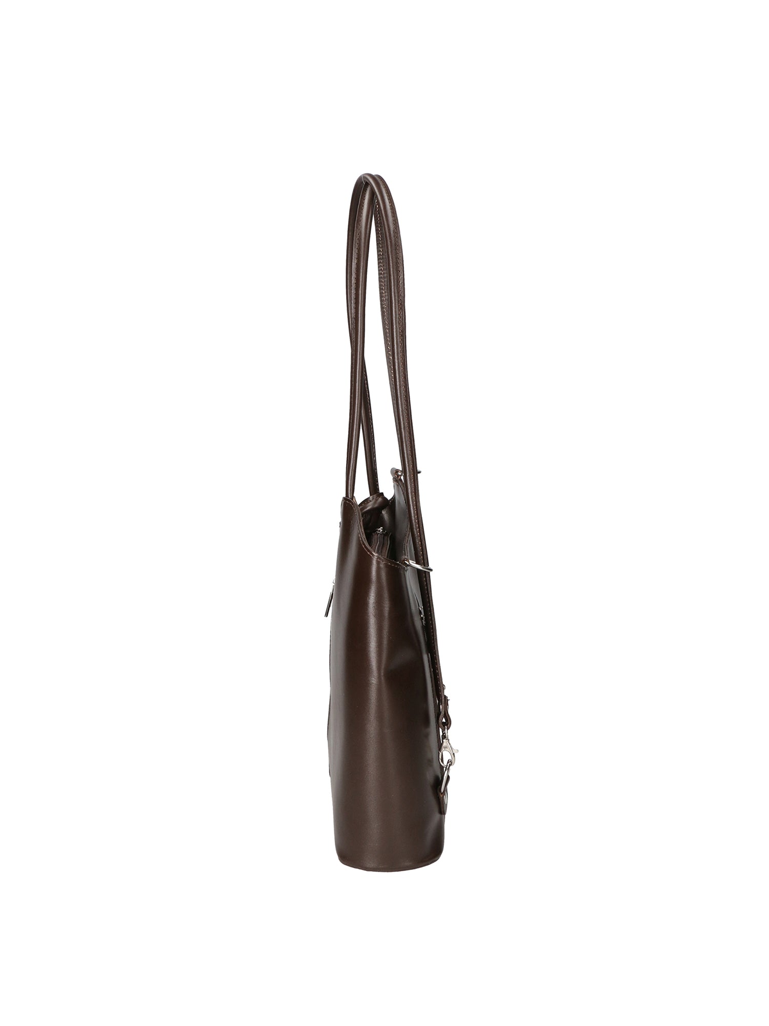 Fabiola Borsa a spalla da donna 100% pelle 9039-TMORO DARK BROWN Chiara Ferretti