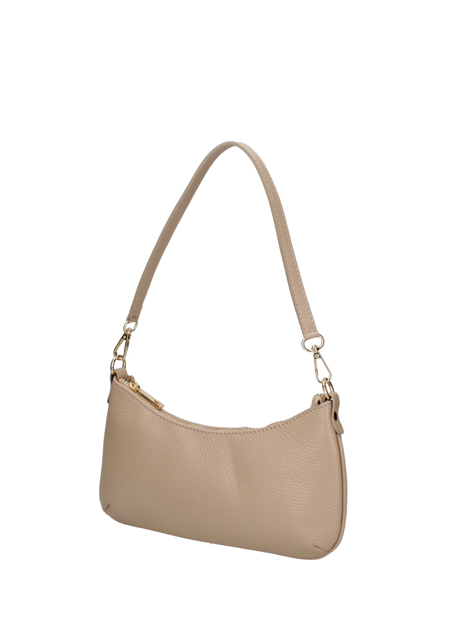Borsa a spalla da donna In Vera pelle Made in Italy 27x14x3 cm