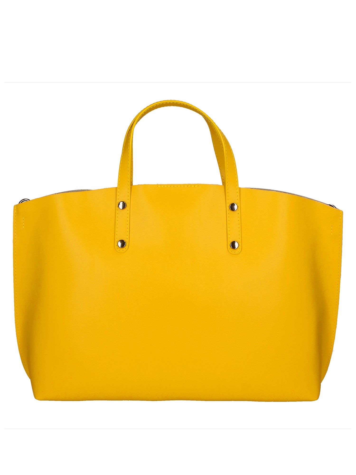 Lumena Borsa a mano da donna Vera pelle 2094-L224 GIALLO Chiara Ferretti