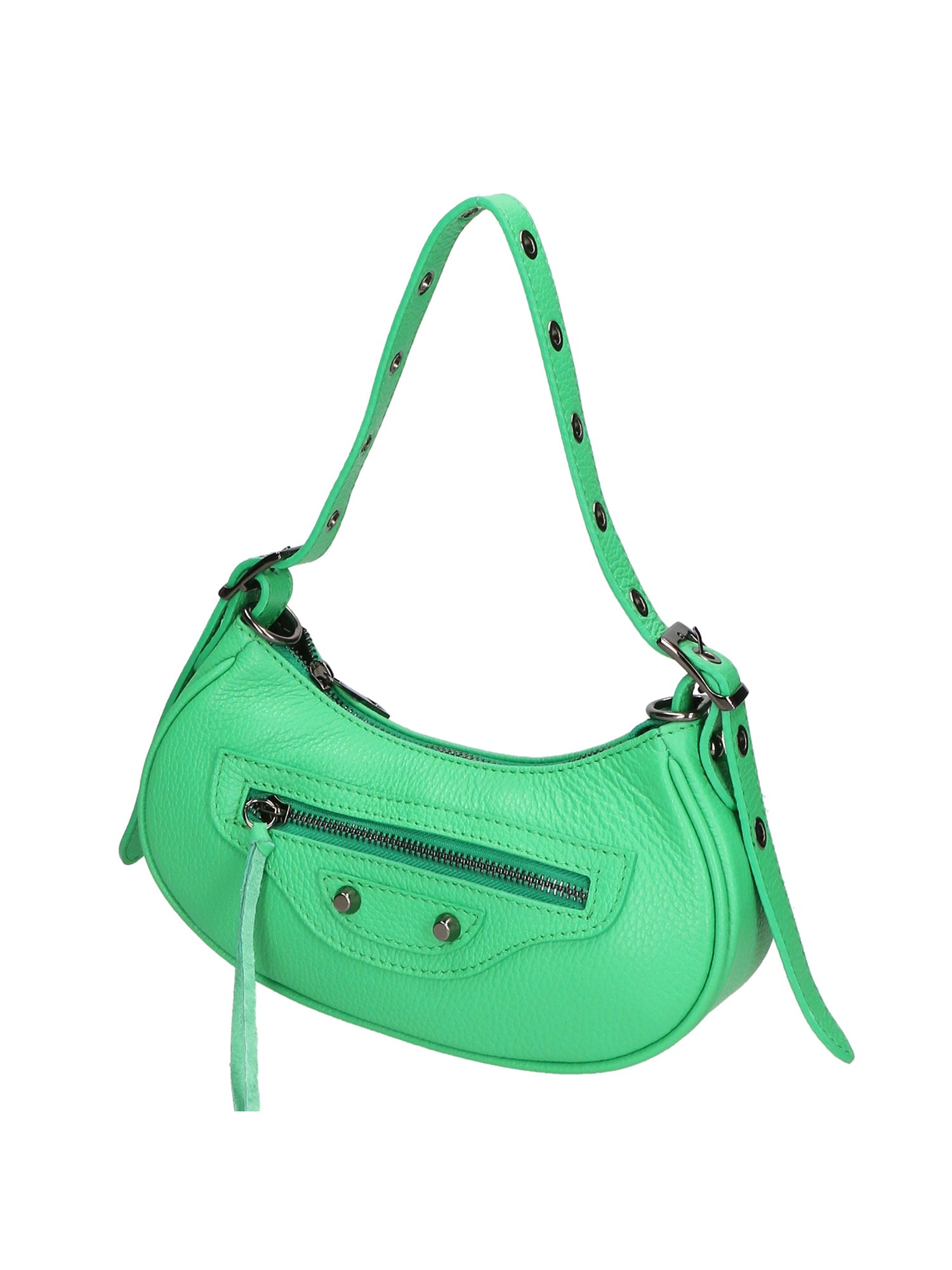 Galatea Borsa a spalla da donna Vera pelle 05708-D100 VERDE Chiara Ferretti