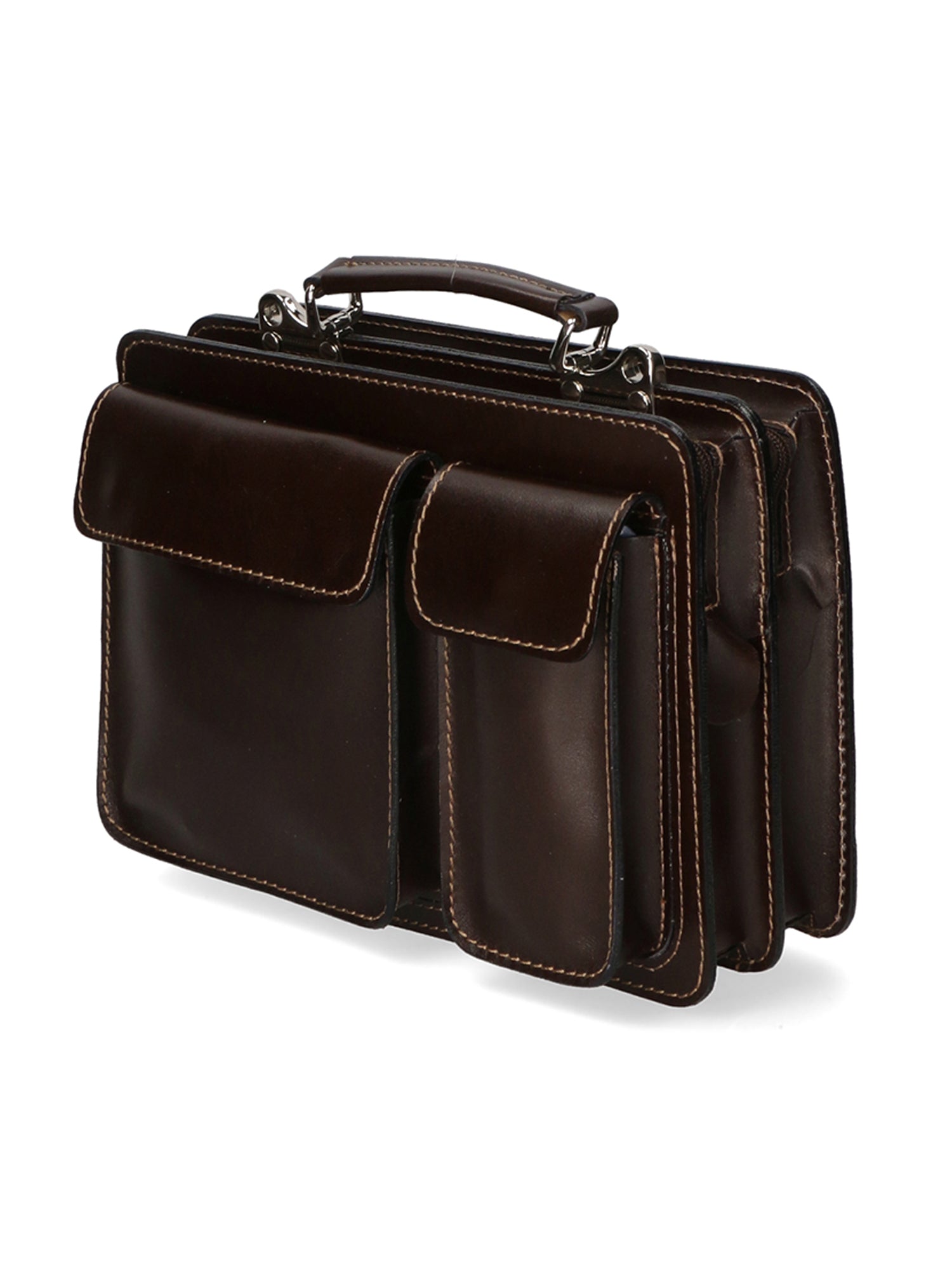 Dalila Borsa a mano unisex Vera pelle 7007-T.MORO Chiara Ferretti