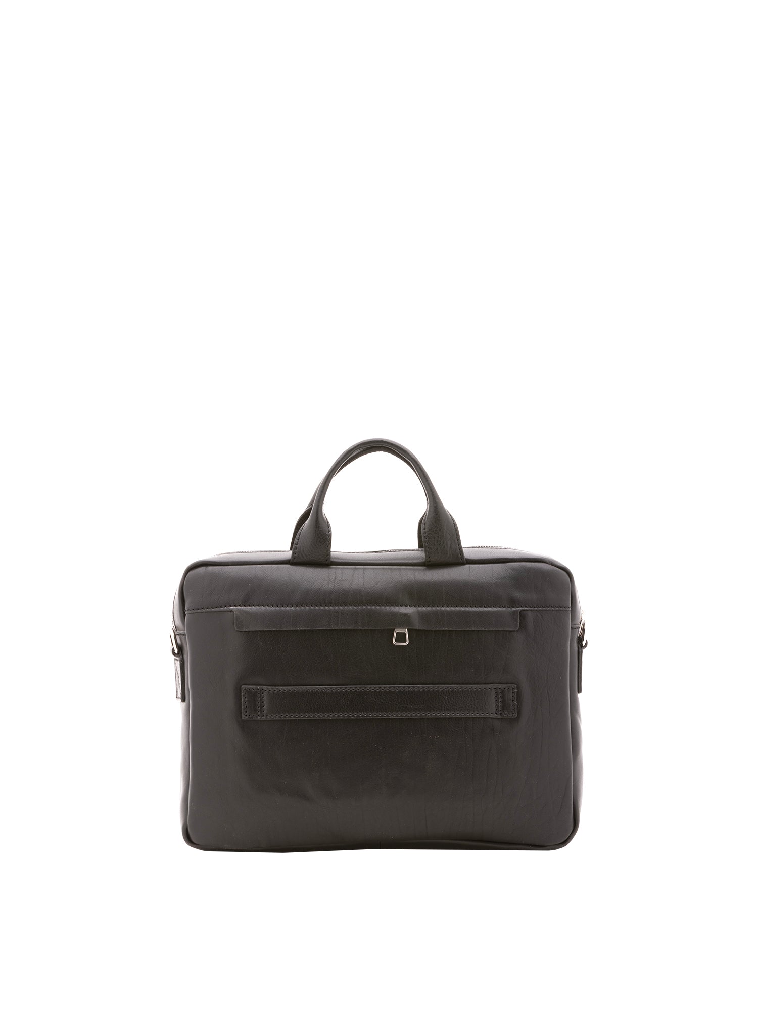 Borsa a mano unisex in vera pelle Made in Italy 4317-NERO Alessia Firenze