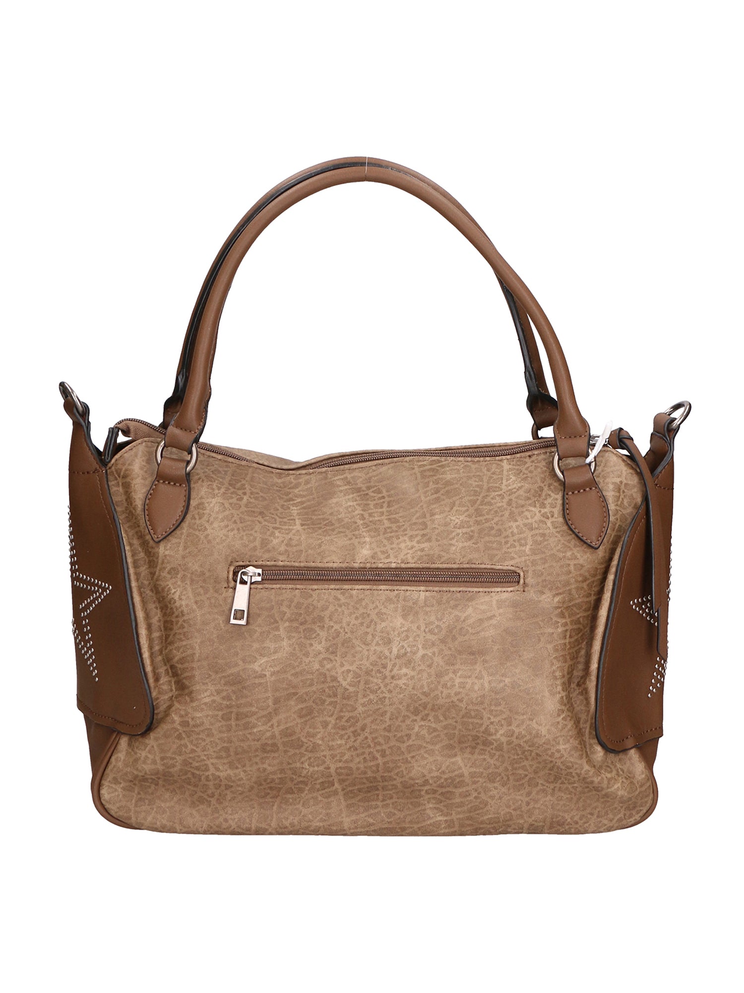 Rosa Borsa a mano da donna Ecopelle 8016-TAUPE Chiara Ferretti