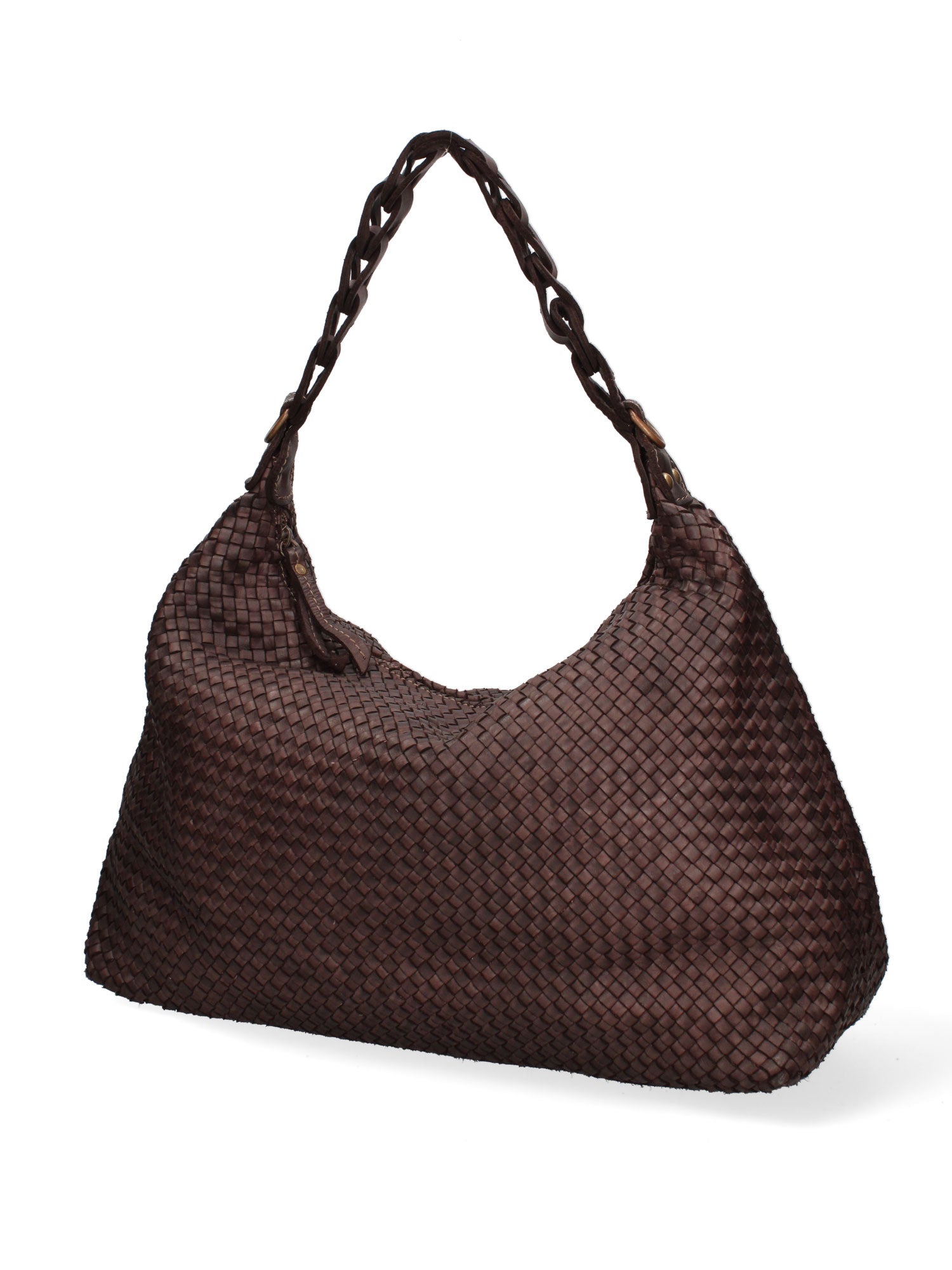 Asteria Borsa a spalla da donna Vera pelle 7799-TMORO Chiara Ferretti