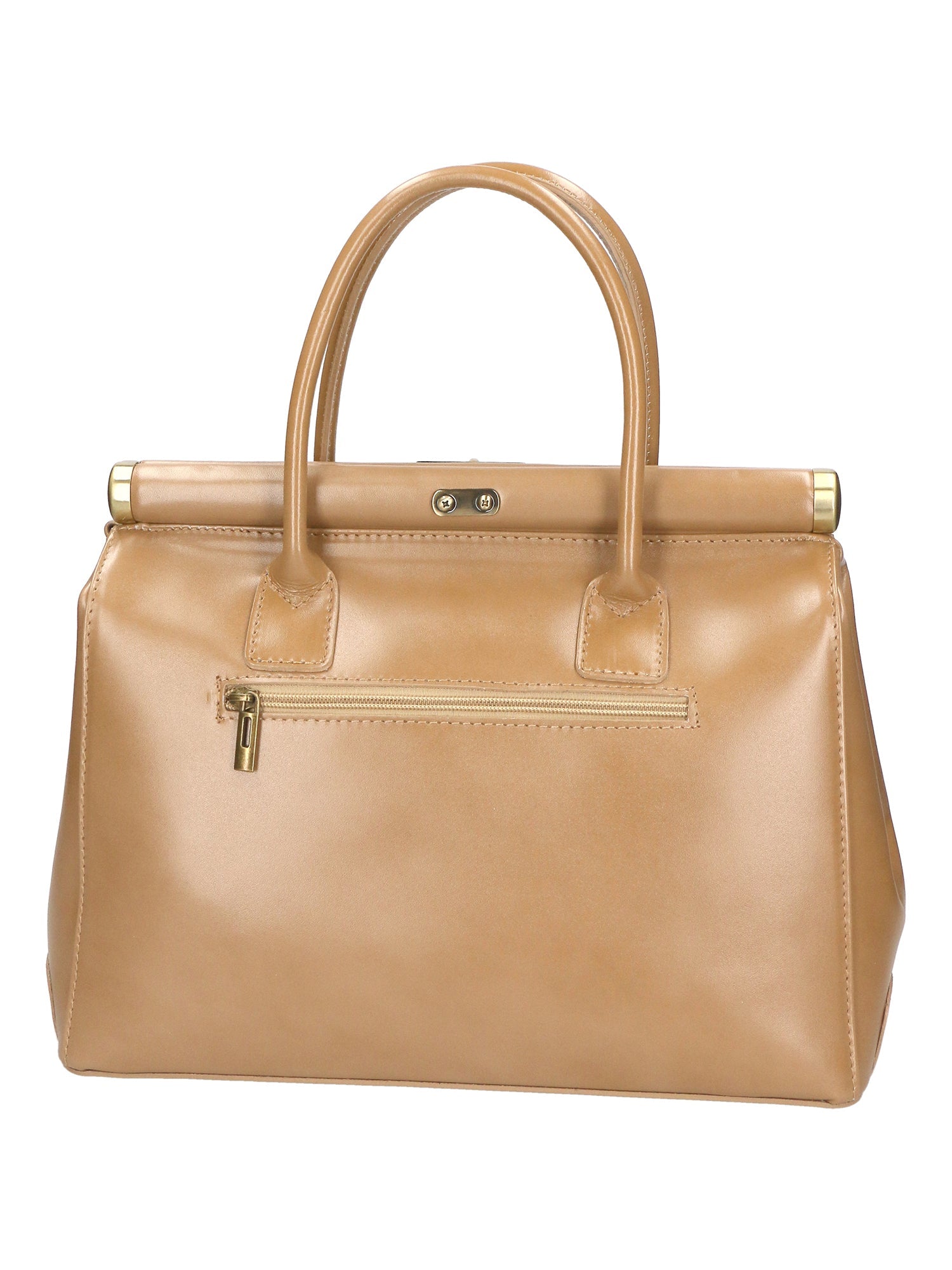 Federica Borsa a mano da donna Vera pelle 9106-FANGO TAUPE Chiara Ferretti