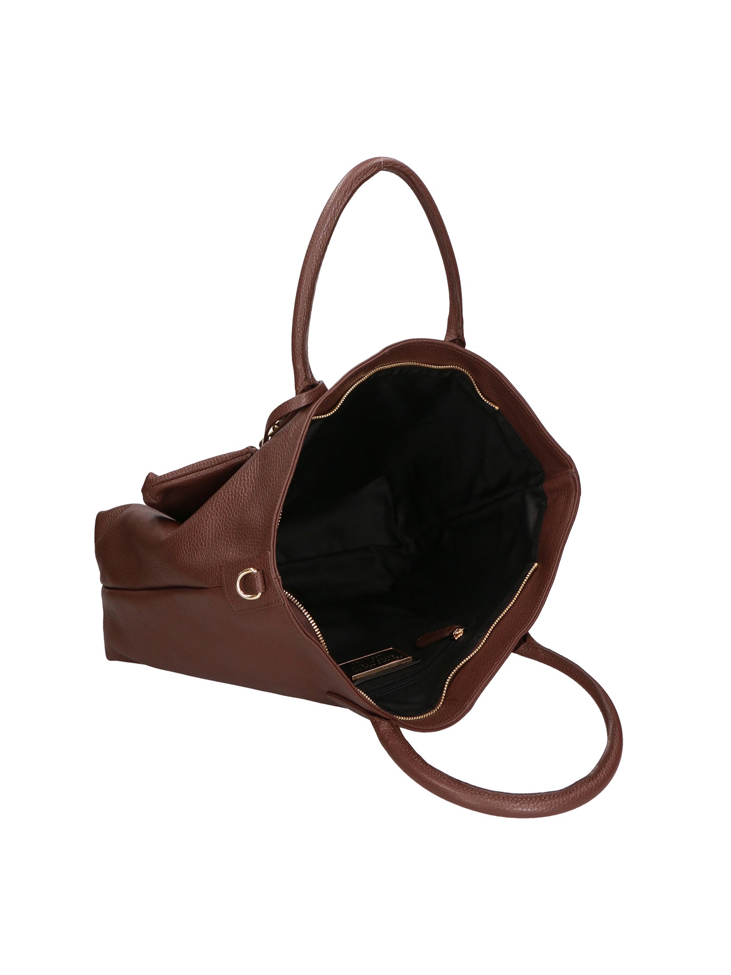 Wladimira Women's Shoulder Bag in Genuine Leather Made in Italy 43x33x9 cm