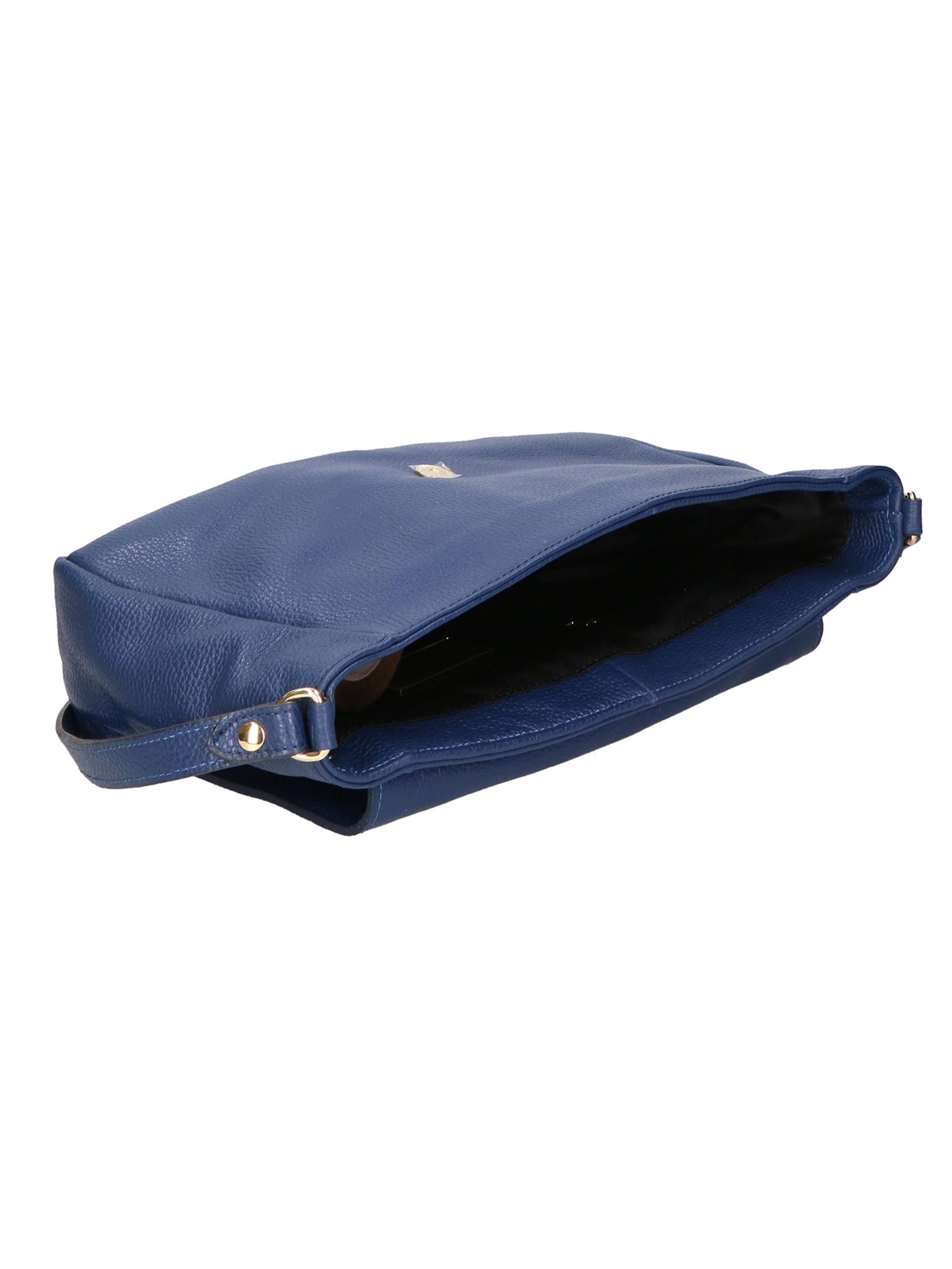 Veronica Borsa a spalla da donna Vera pelle 06519-D24 BLU JEANS Chiara Ferretti