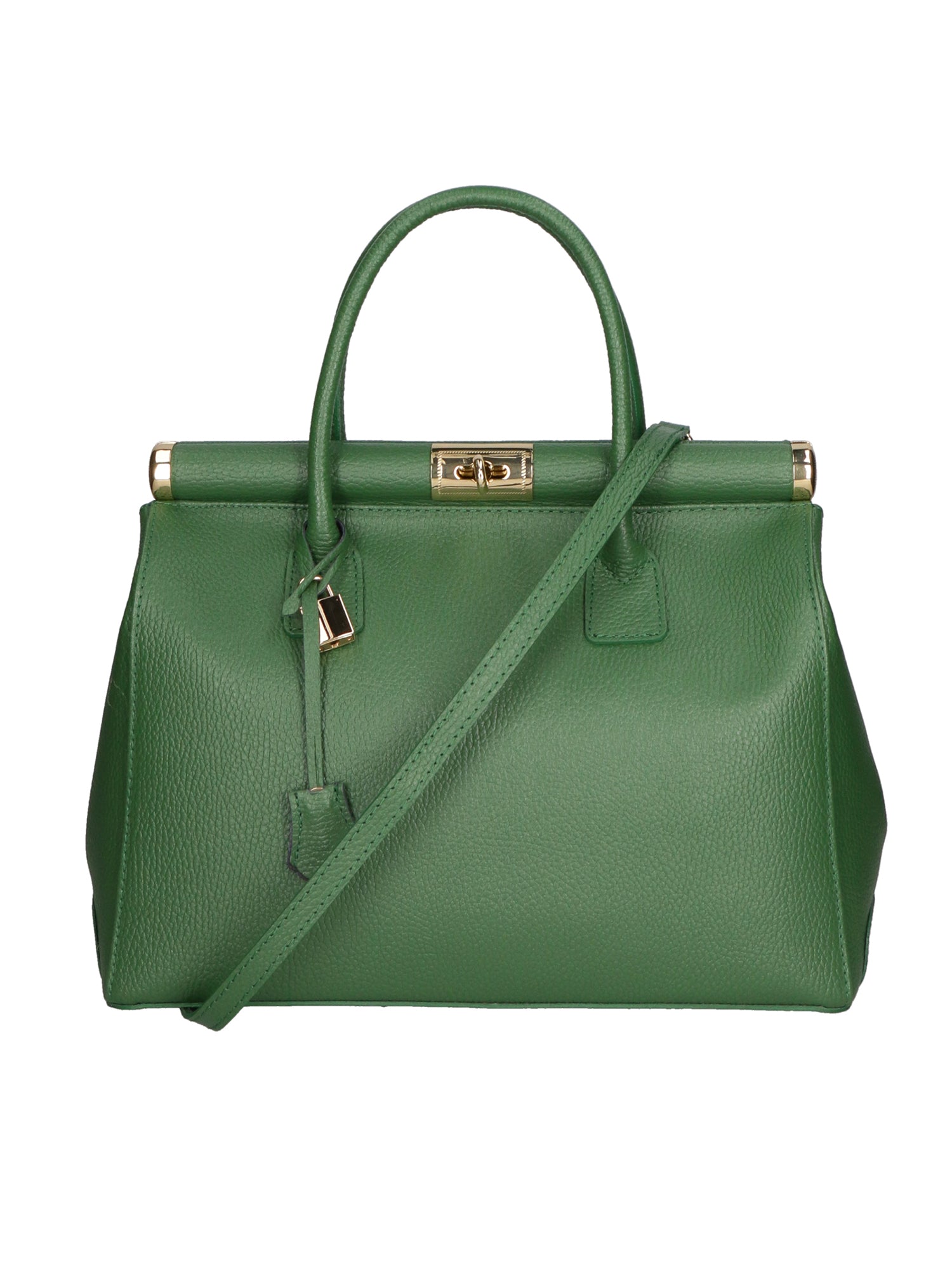 Aleria Borsa a mano da donna Vera pelle 8005-D47 VERDE MELA Chiara Ferretti