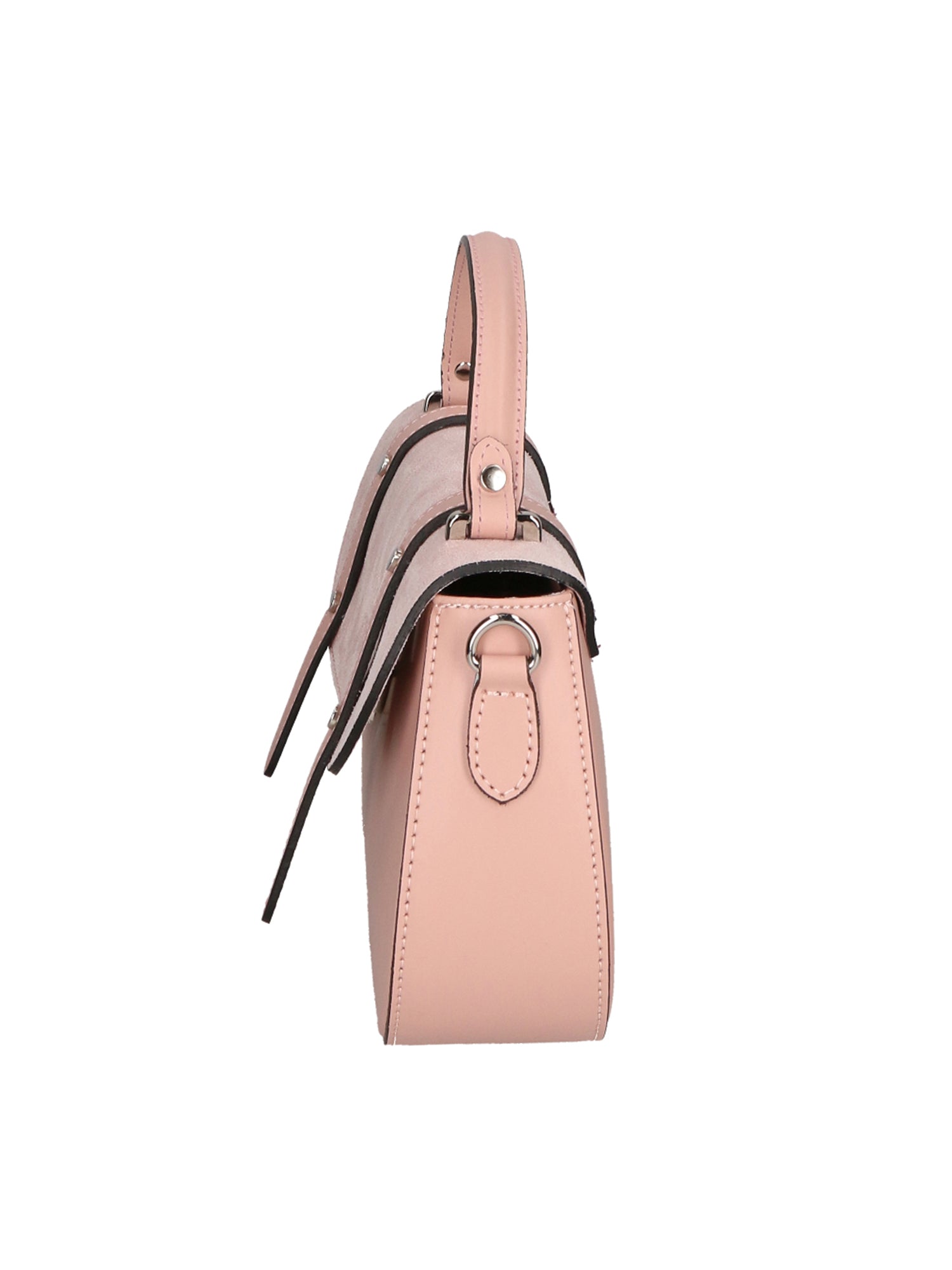Genziana Borsa a mano da donna Vera pelle 05993-L105 ROSA + 14 ROSA Chiara Ferretti