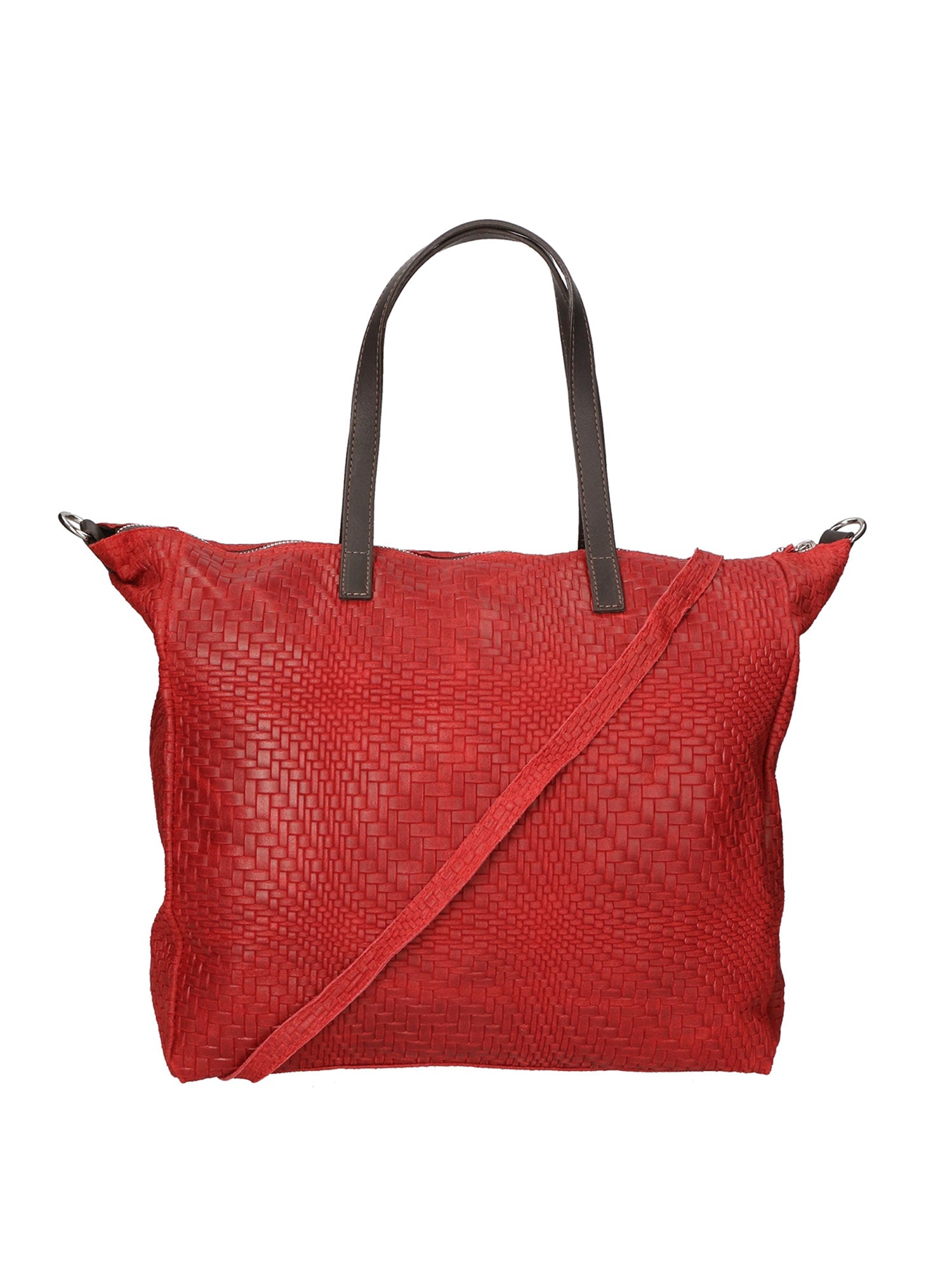 Emerenziana Borsa a spalla da donna Vera pelle 80058-ROSSO Chiara Ferretti