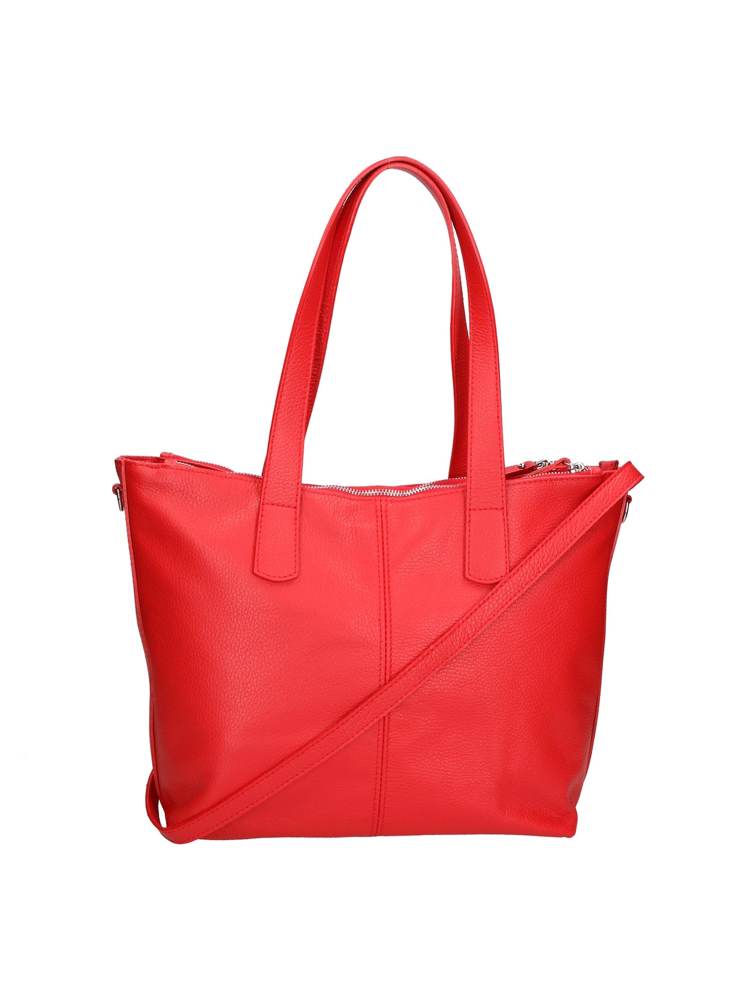 Gea Borsa a spalla da donna Vera pelle 05935-D58 ROSSO FERRARI Chiara Ferretti