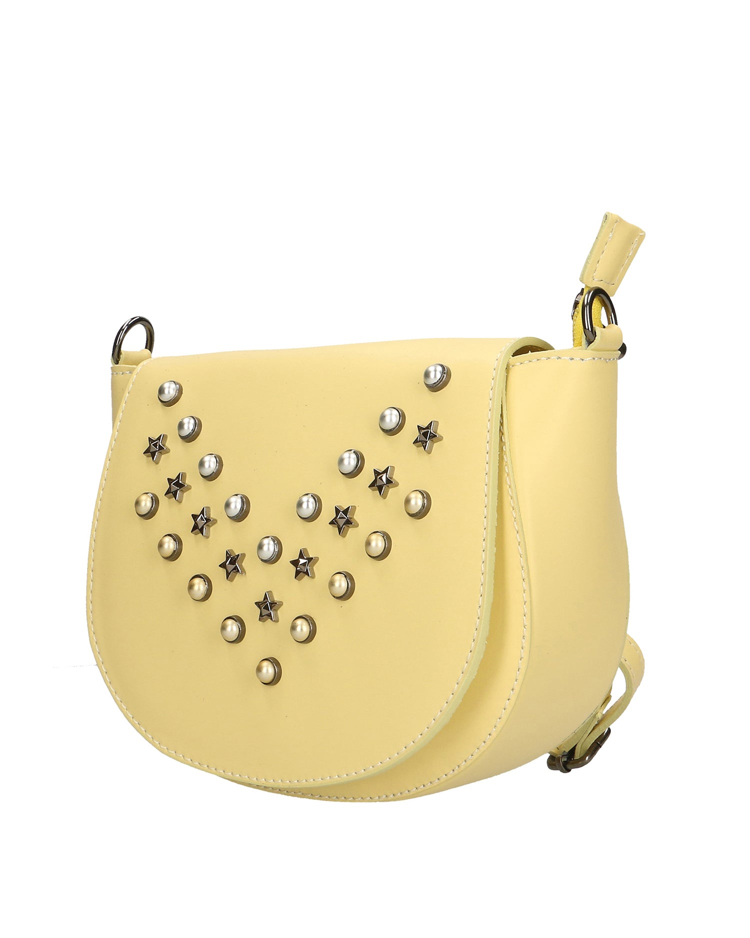 Borsa a tracolla da donna In Vera pelle Made in Italy 20x17x7 cm