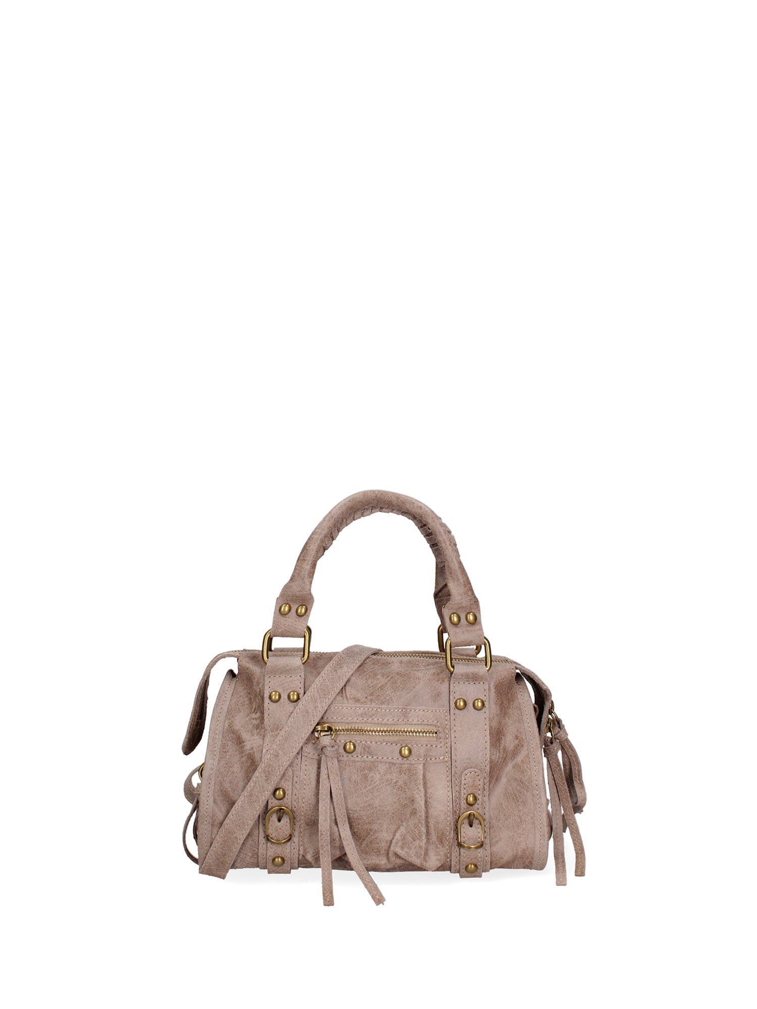 Erisia Borsa a spalla da donna Vera pelle 06091-009 TAUPE SCURO Chiara Ferretti