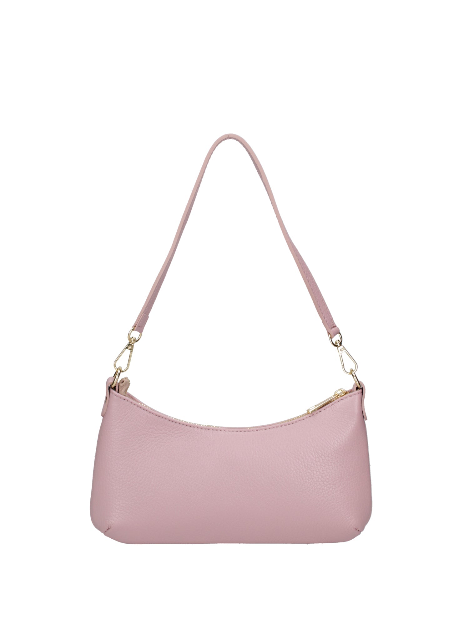 Damen-Schultertasche aus echtem Leder, hergestellt in Italien, 27 x 14 x 3 cm