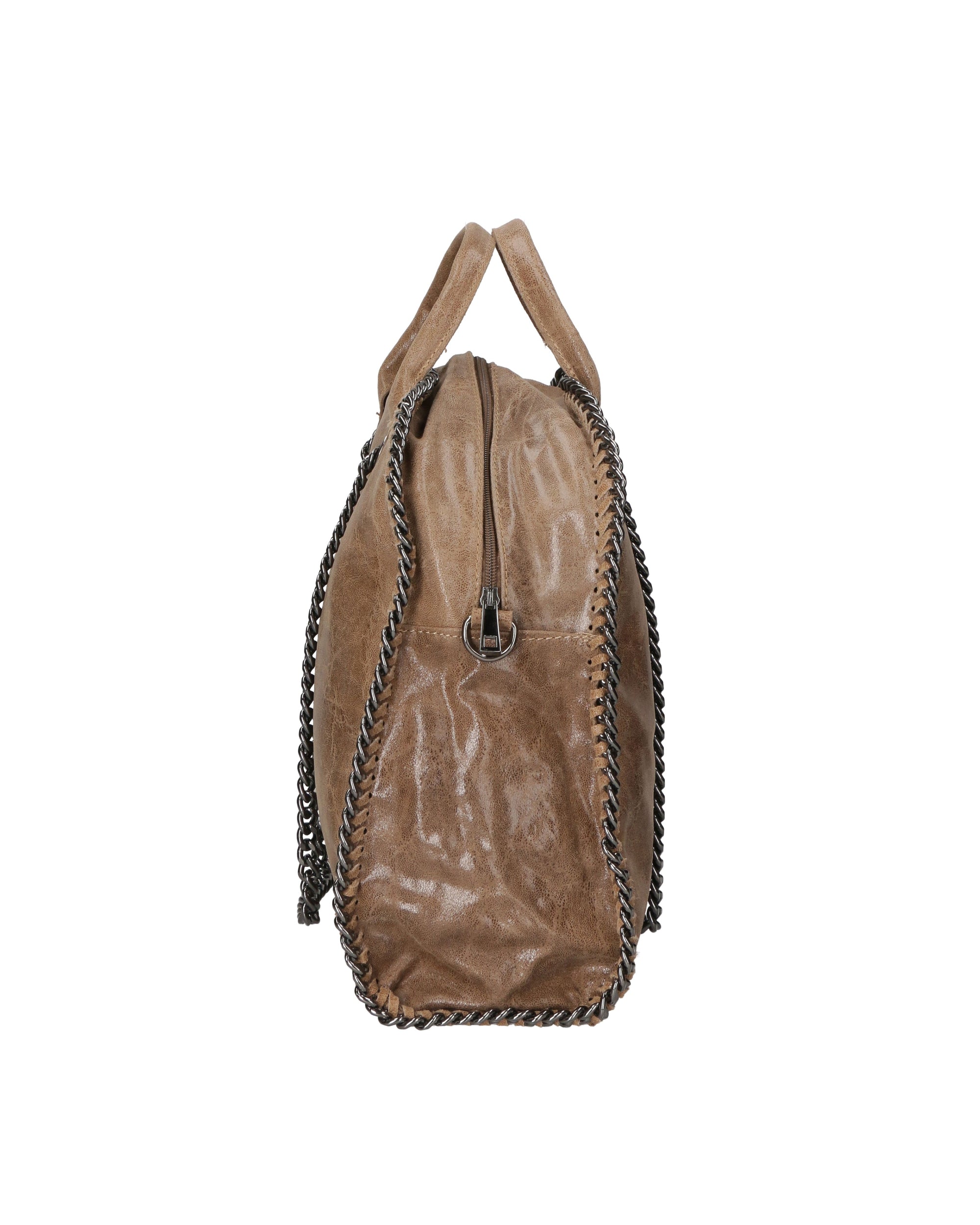 Erebea Borsa a mano da donna Vera pelle 80020-TAUPE Chiara Ferretti
