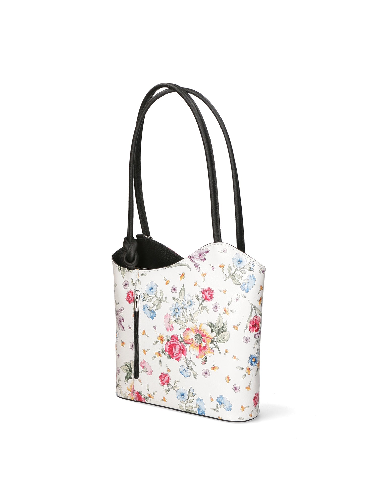 Elsa Borsa a spalla da donna Vera pelle 80056-D28 NERO BLACK Chiara Ferretti