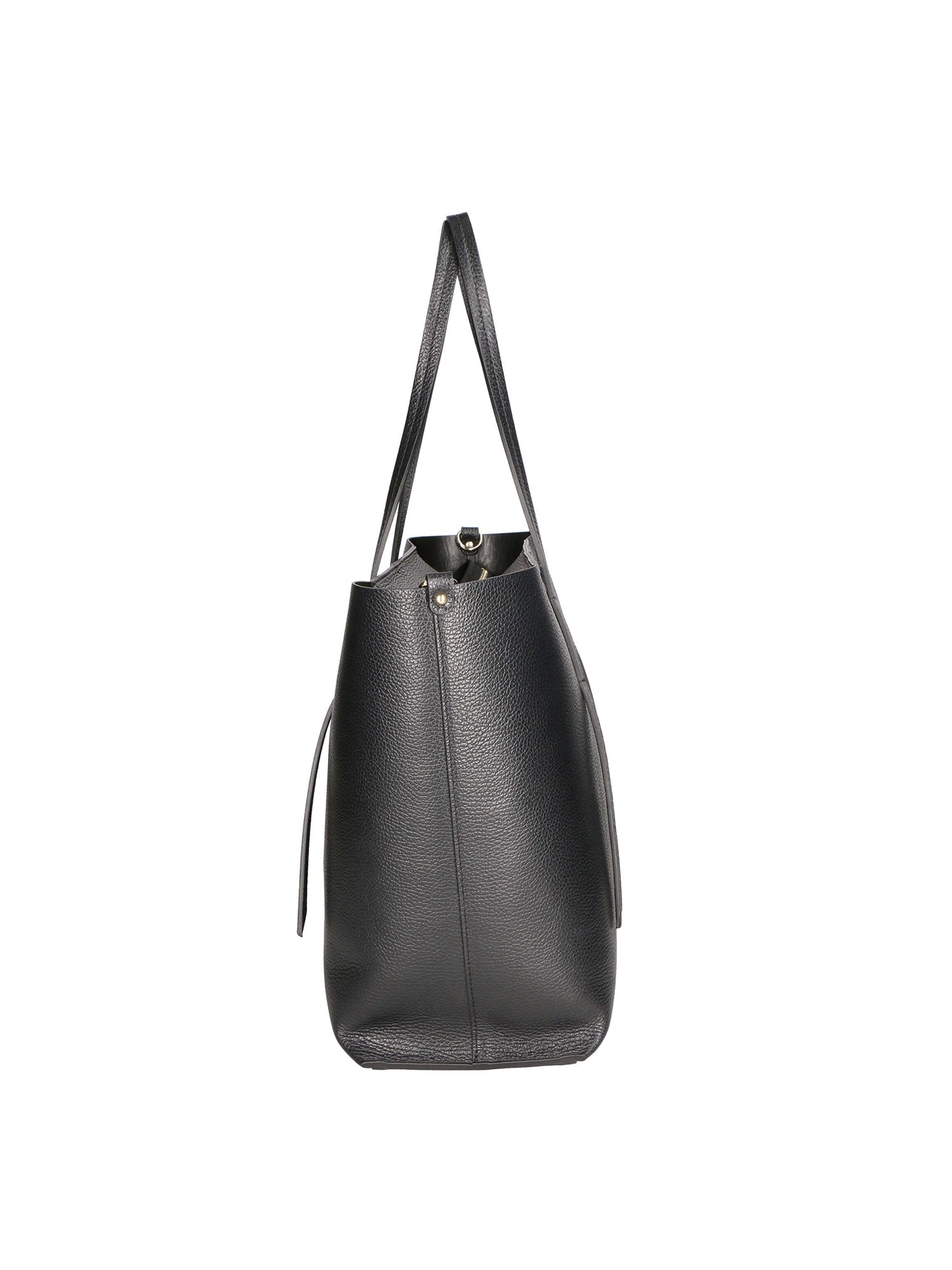 Luce Borsa a mano da donna Vera pelle 04512-D28 NERO BLACK Chiara Ferretti