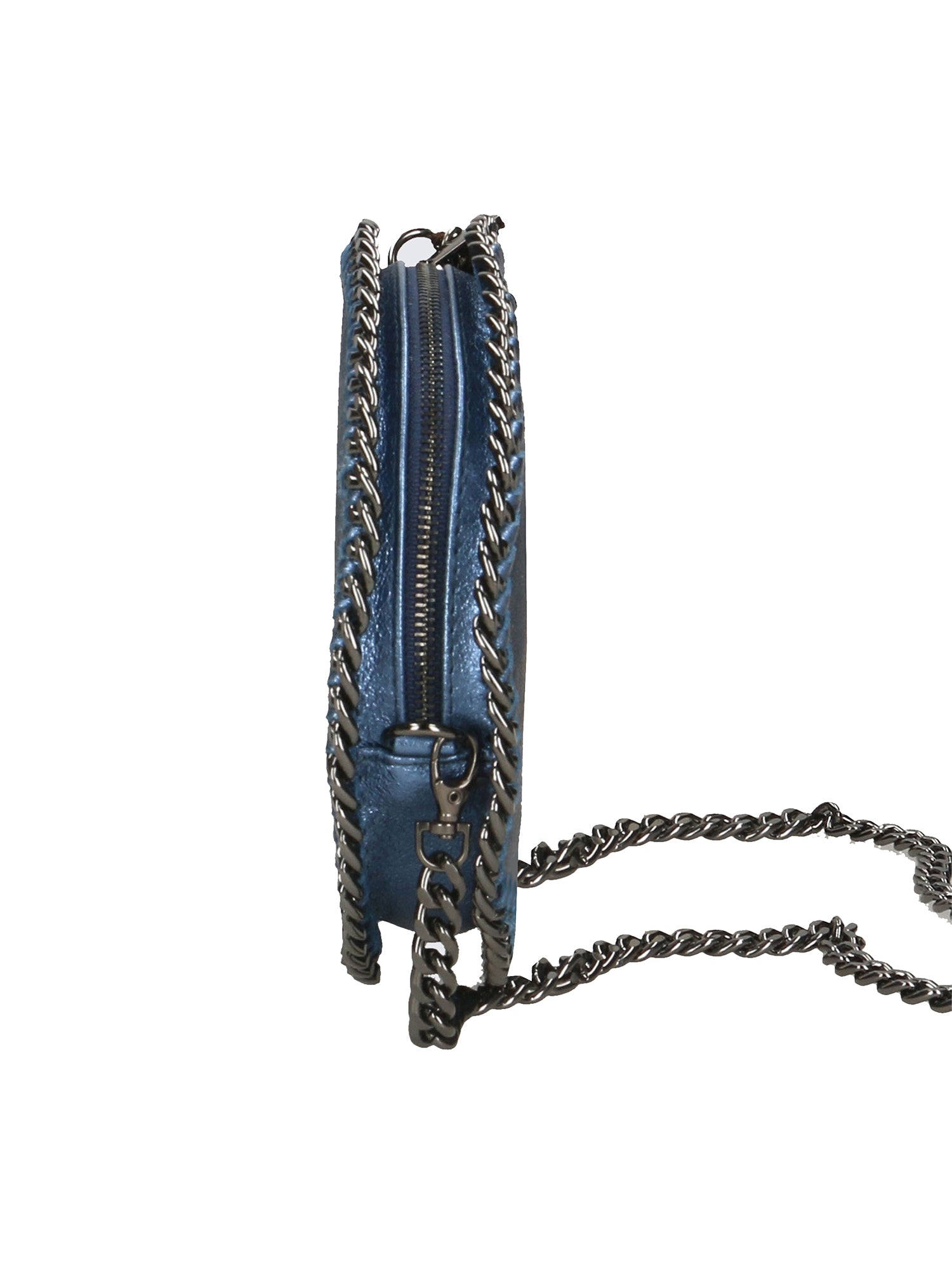 Nora Borsa a spalla da donna Vera pelle 540007-BLUSCURO DARKBLU Chiara Ferretti