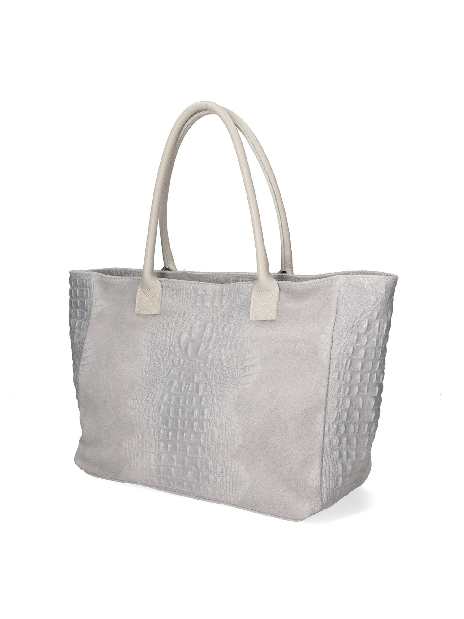 Dorothea Borsa Shopper da donna Vera pelle 80042-018 GRIGIO MEDIO Chiara Ferretti
