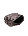 Vanessa Damen-Schultertasche aus echtem Leder, hergestellt in Italien, 15 x 30 x 13 cm