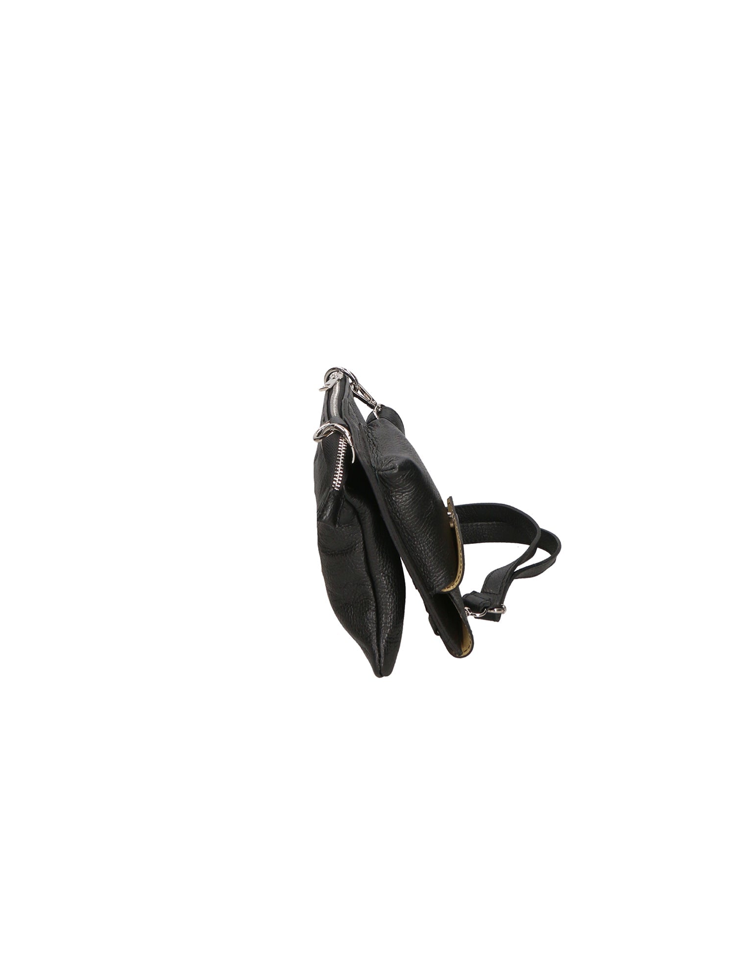 Ifigenia Borsa a tracolla da donna Vera pelle 05932-D28 NERO BLACK Chiara Ferretti