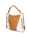 Emily Borsa a spalla da donna Vera pelle 80064-D17 CUOIO D01 BIANCO Chiara Ferretti