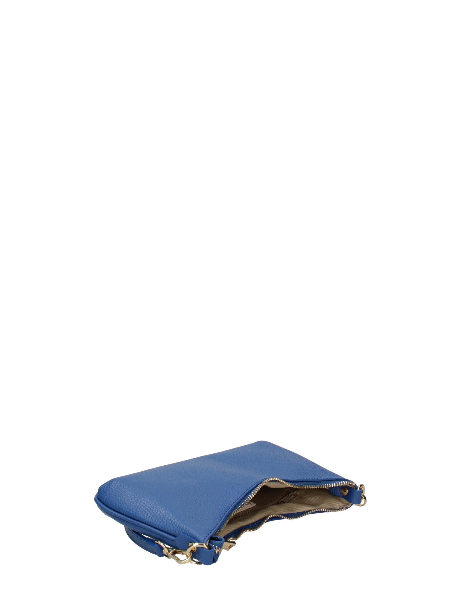 Damen-Schultertasche aus echtem Leder, hergestellt in Italien, 27 x 14 x 3 cm