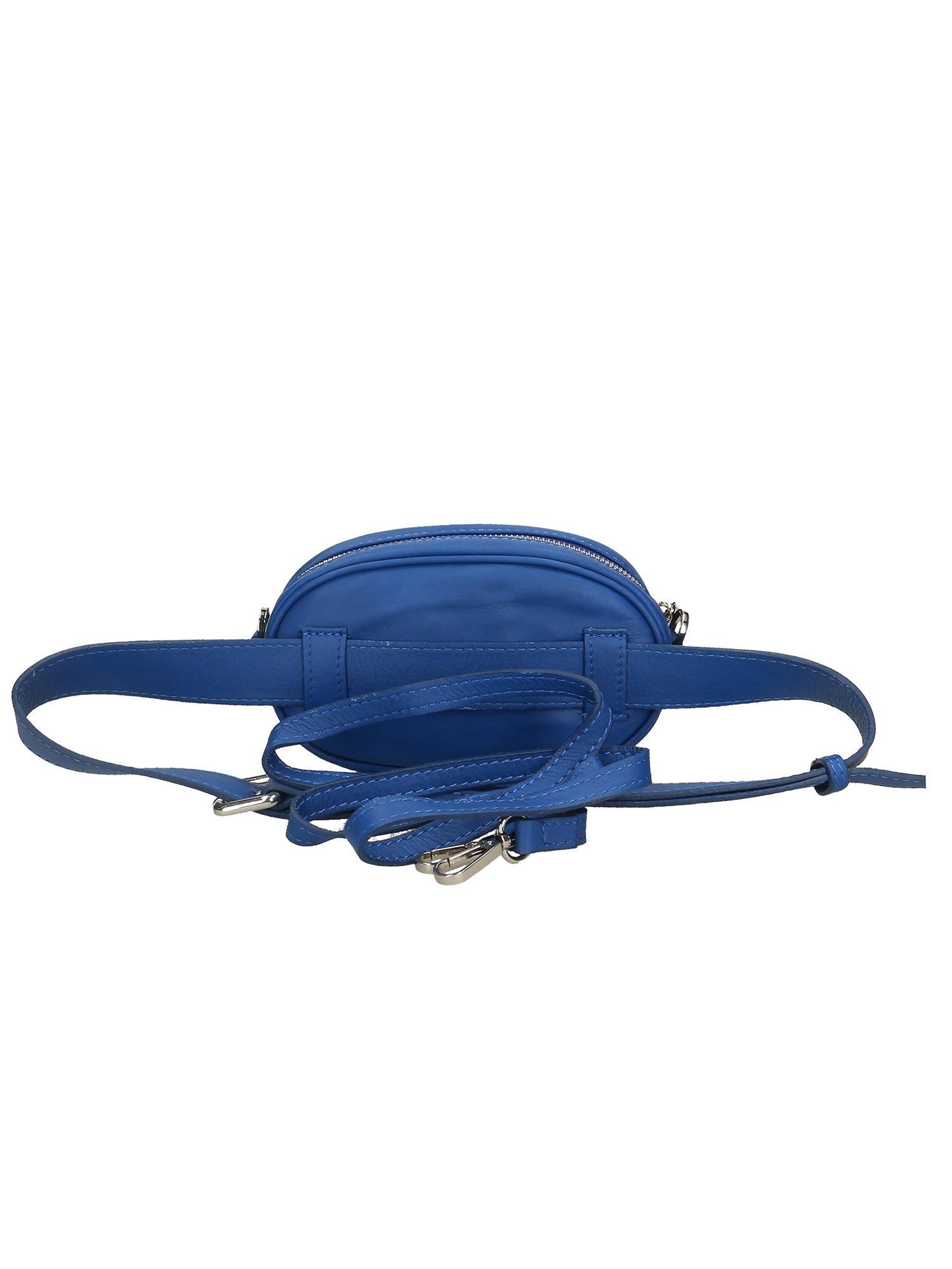 Luisa Damen-Bauchtasche aus echtem Leder, hergestellt in Italien, 12 x 19 x 7 cm