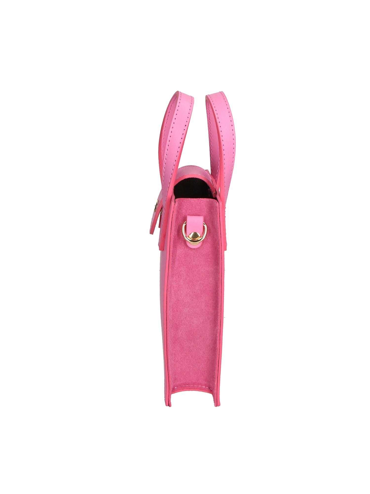 Giusi/Giusy Damenhandtasche aus echtem Leder, hergestellt in Italien, 19 x 13 x 5 cm