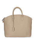 Dorella Borsa a mano da donna 100% pelle 80030-TAUPE Chiara Ferretti