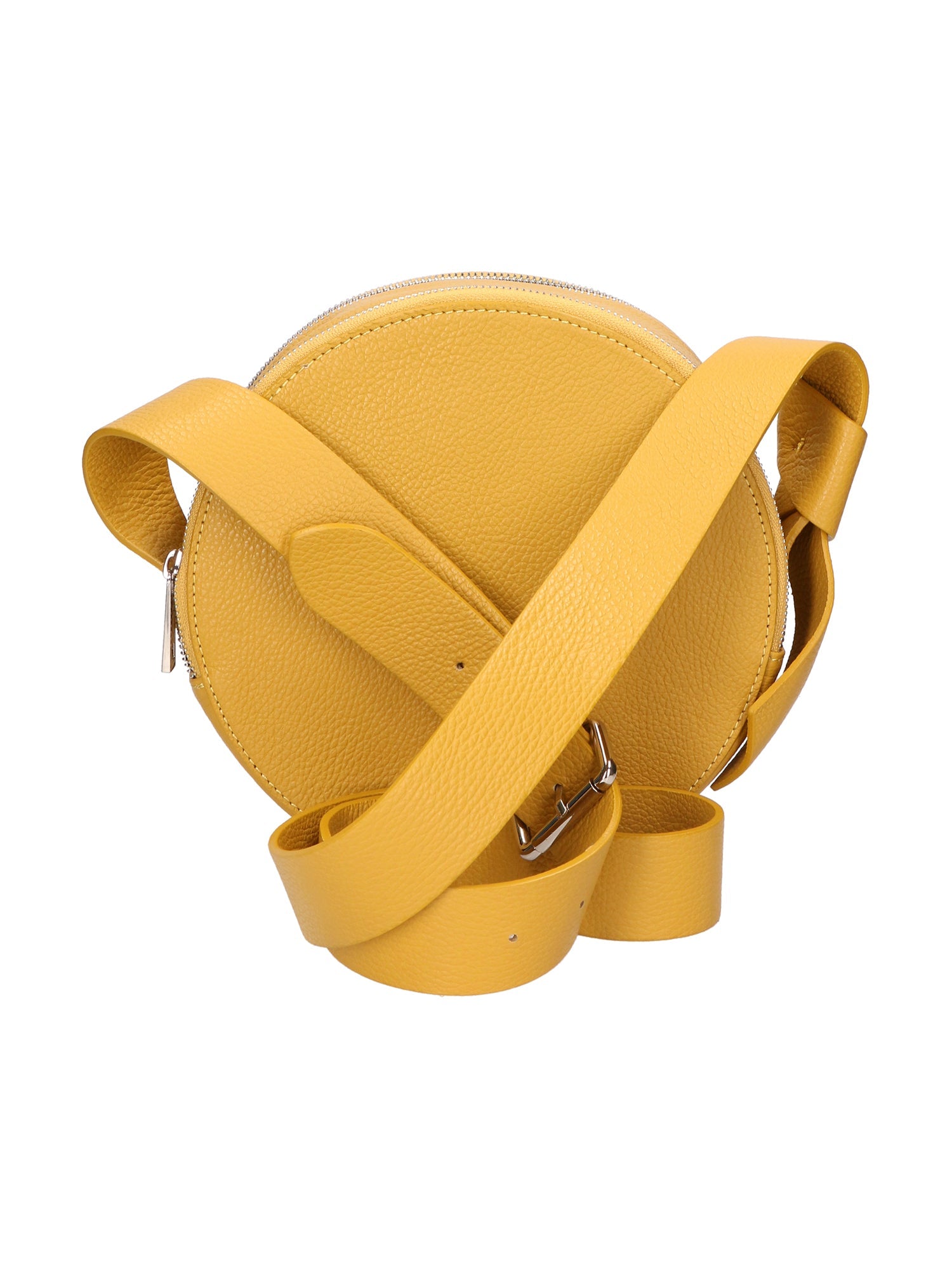 Naomi Damen-Schultertasche aus echtem Leder, hergestellt in Italien, 23 x 23 x 9 cm