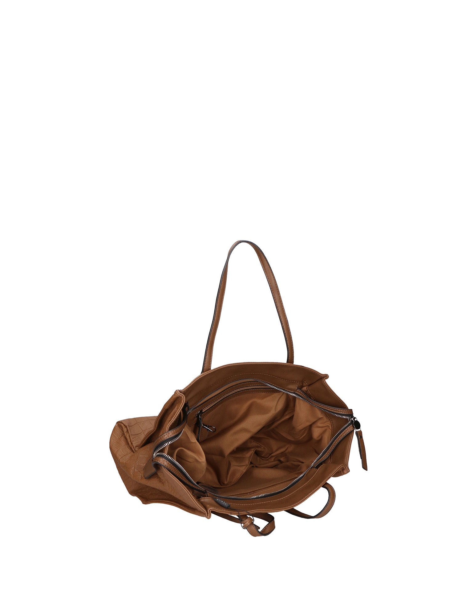 Valoria Elite Borsa a spalla da donna Vera pelle LK0255-FANGO Chiara Ferretti