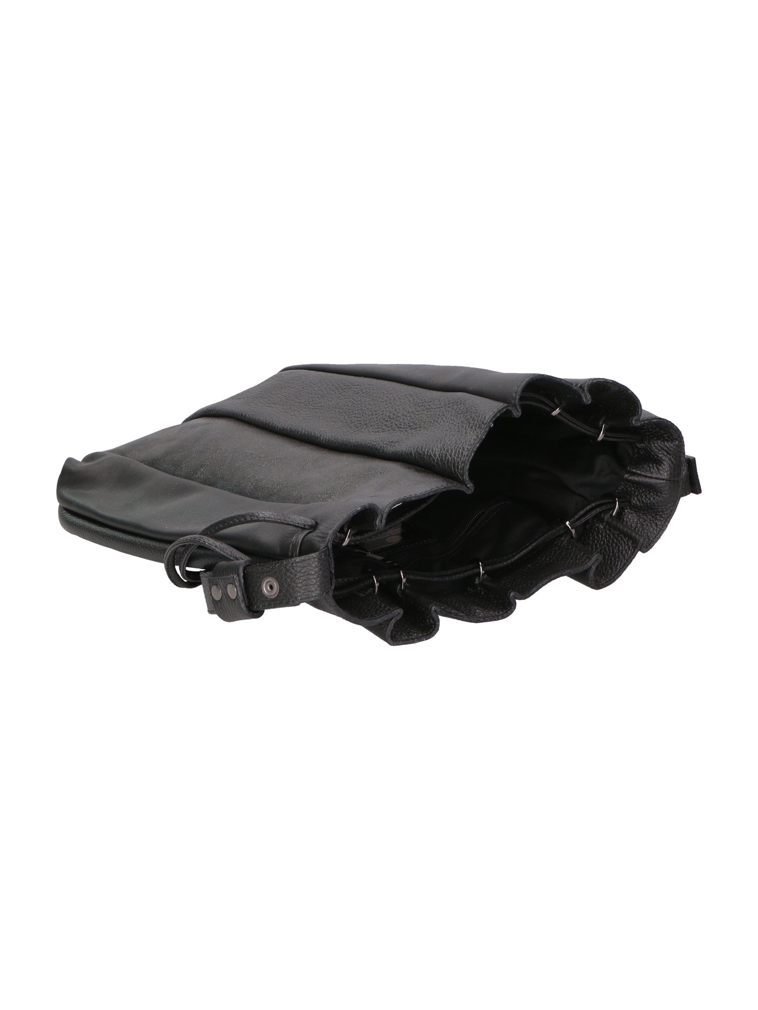 Nunzia Borsa a spalla da donna Vera pelle 576042-NERO BLACK Chiara Ferretti