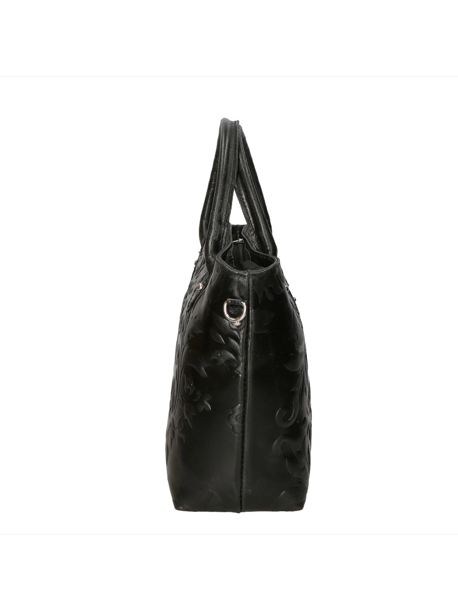 Enza Damenhandtasche aus echtem Leder, hergestellt in Italien, 27 x 32 x 13 cm