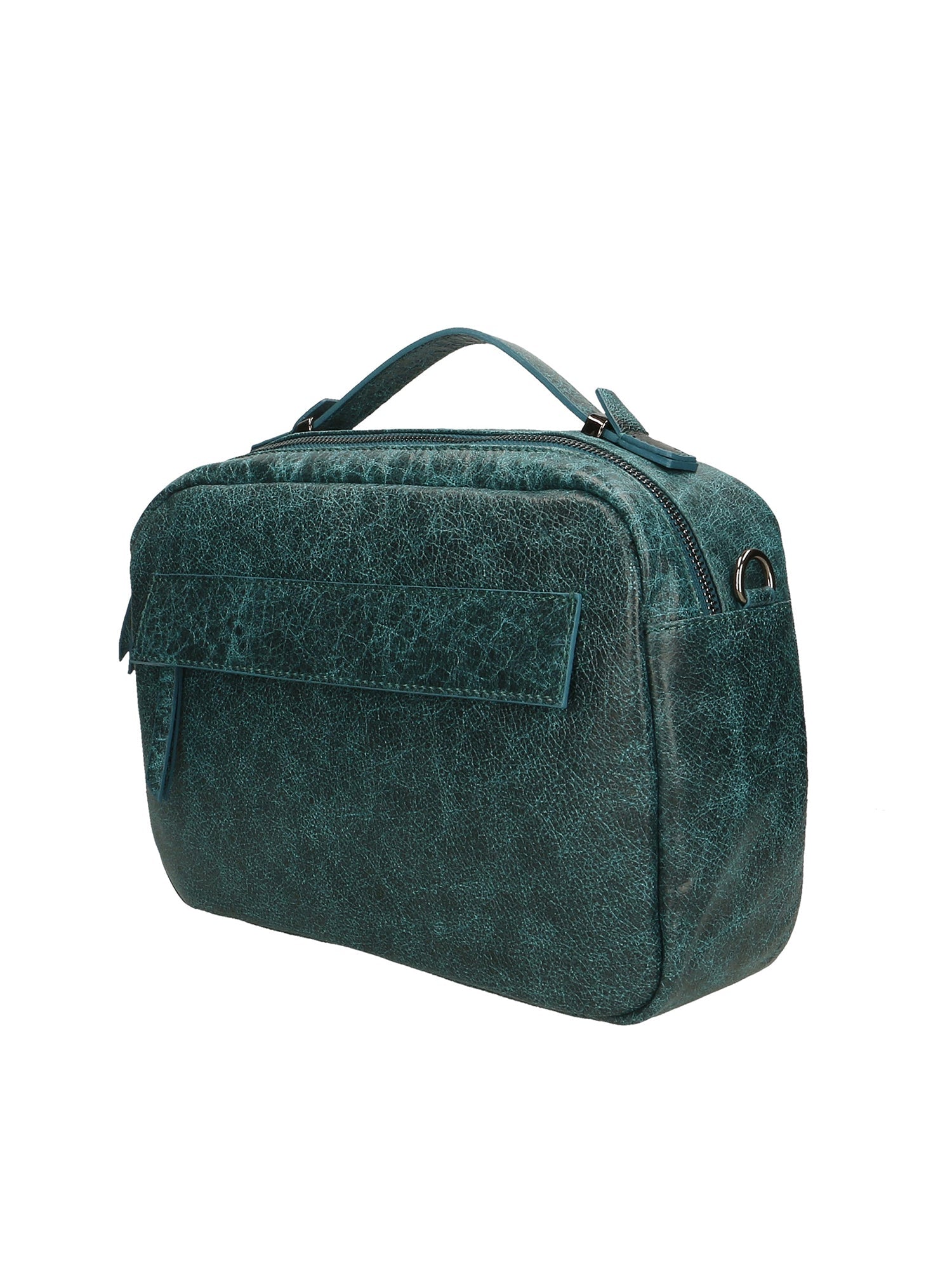 Vera Pelle 6542-PETROLIO Borsa a mano unisex Modello Avelon Chiara Ferretti
