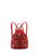 Zaino in vera pelle unisex Made in Italy 4030-ROSSO Alessia Firenze