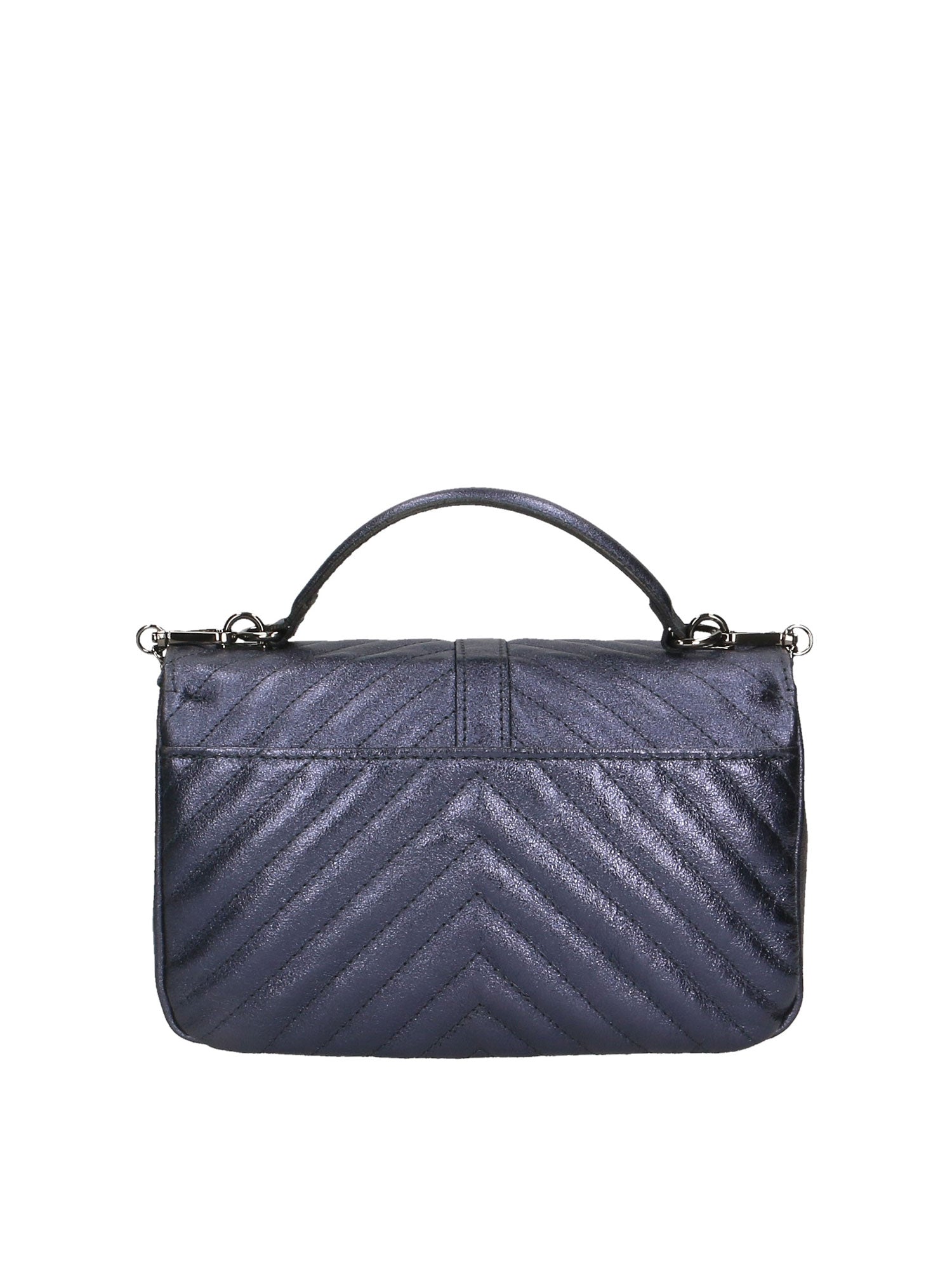 Volterra Borsa a tracolla da donna Vera Pelle 1626-BLU Chiara Ferretti