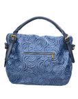 Devis Borsa a mano da donna Vera pelle 80014-012 BLU JEANS Chiara Ferretti