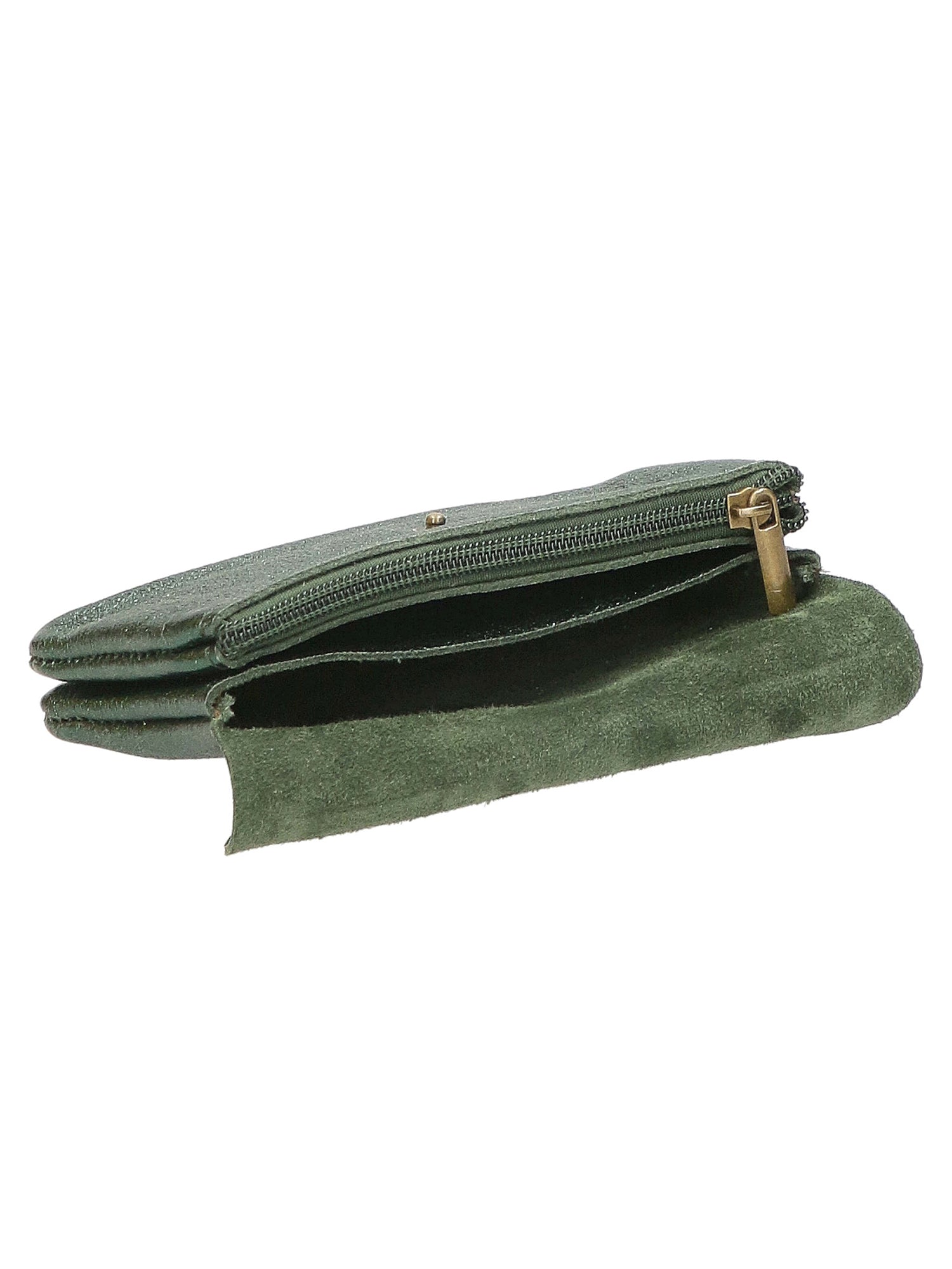 Petra Borsa a mano da donna 100% pelle 04540-L558 VERDE SCURO Chiara Ferretti