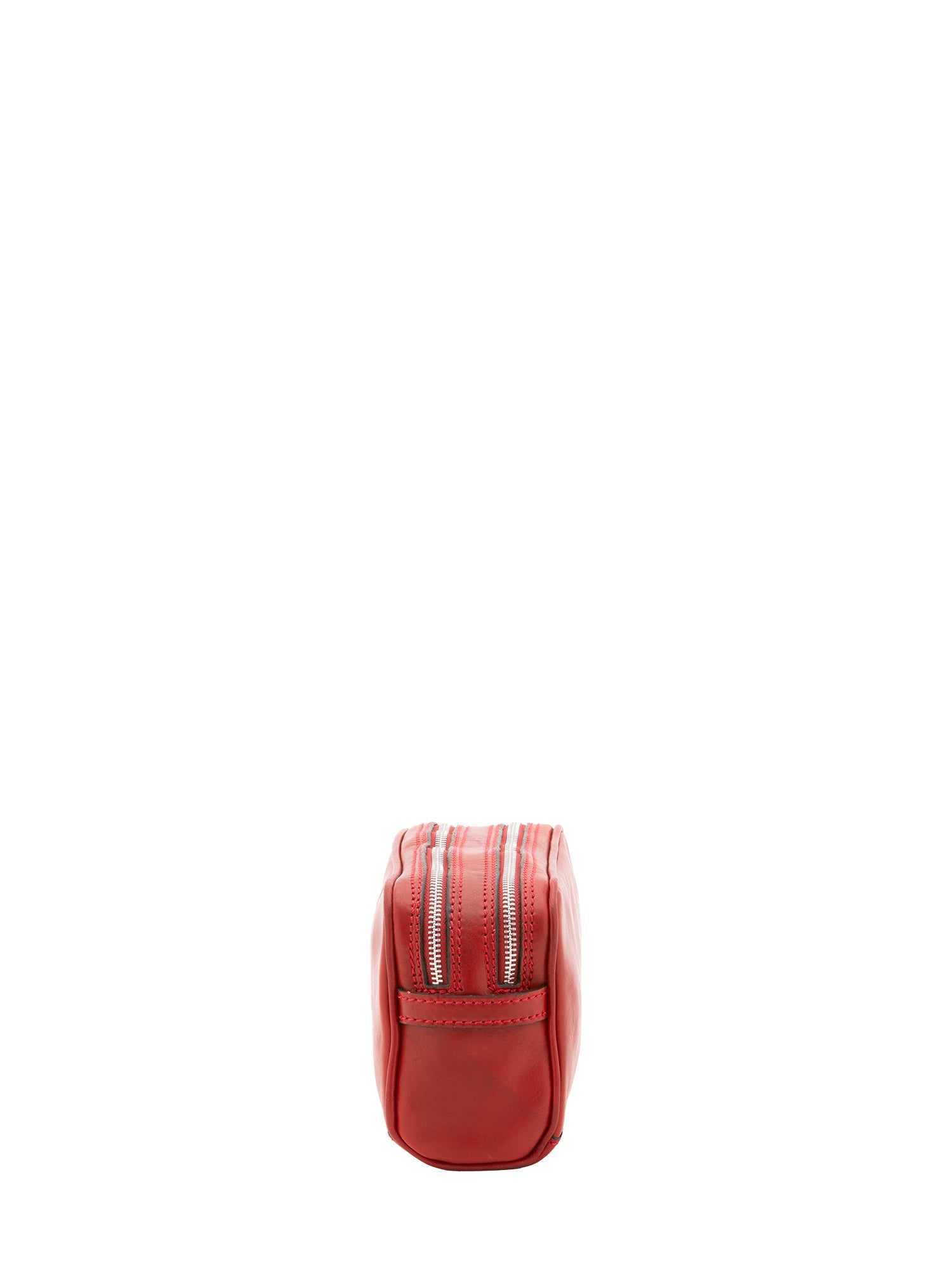 Pochette unisex in vera pelle Made in Italy 4401-ROSSO Alessia Firenze