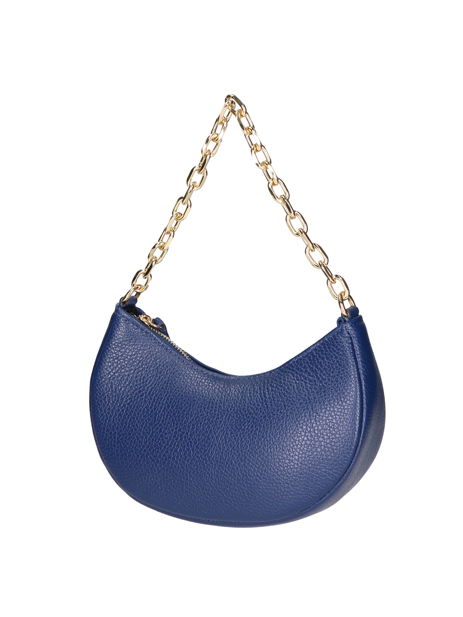 Loreta Borsa a spalla da donna Vera pelle 06511-D24 BLU JEANS Chiara Ferretti