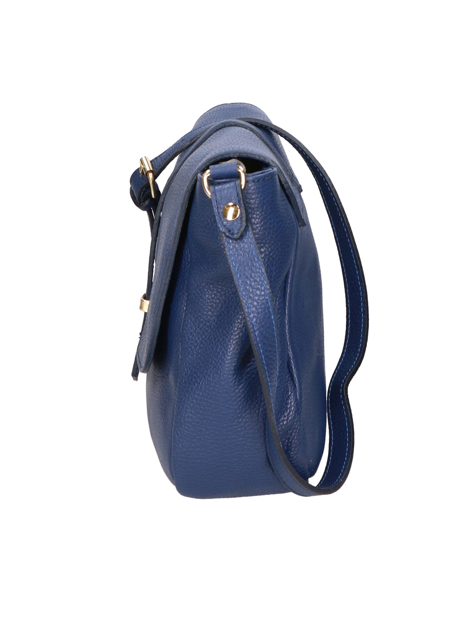 Veronica Borsa a spalla da donna Vera pelle 06519-D24 BLU JEANS Chiara Ferretti