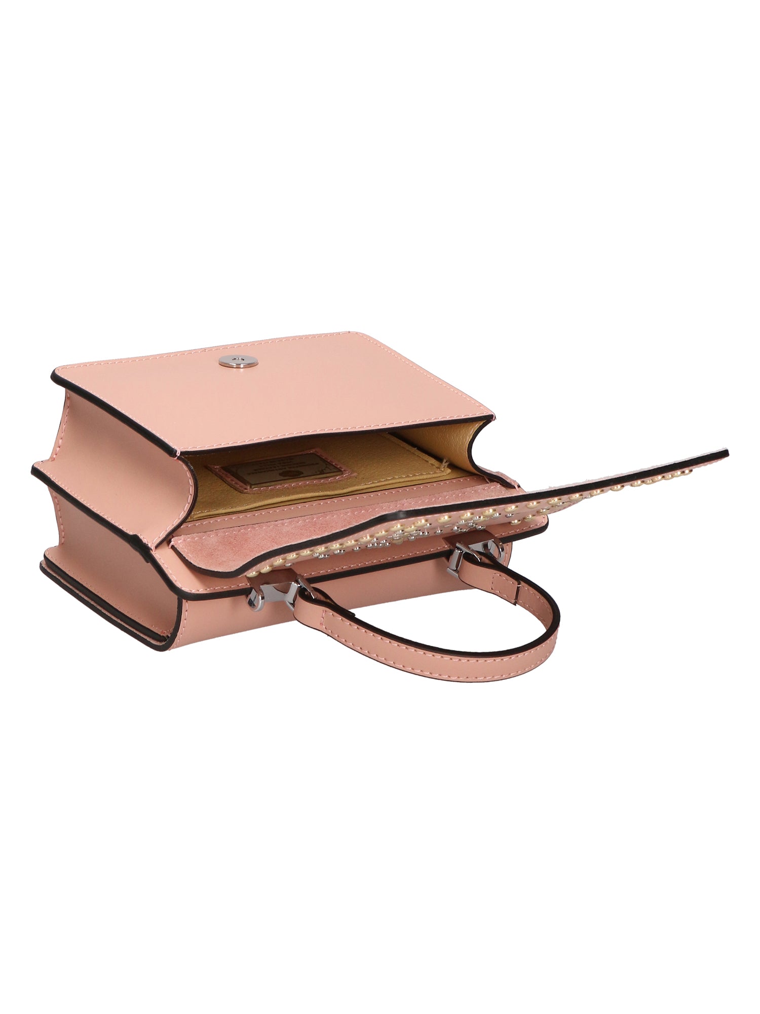Nadia Damenhandtasche aus echtem Leder, hergestellt in Italien, 15 x 18 x 10 cm