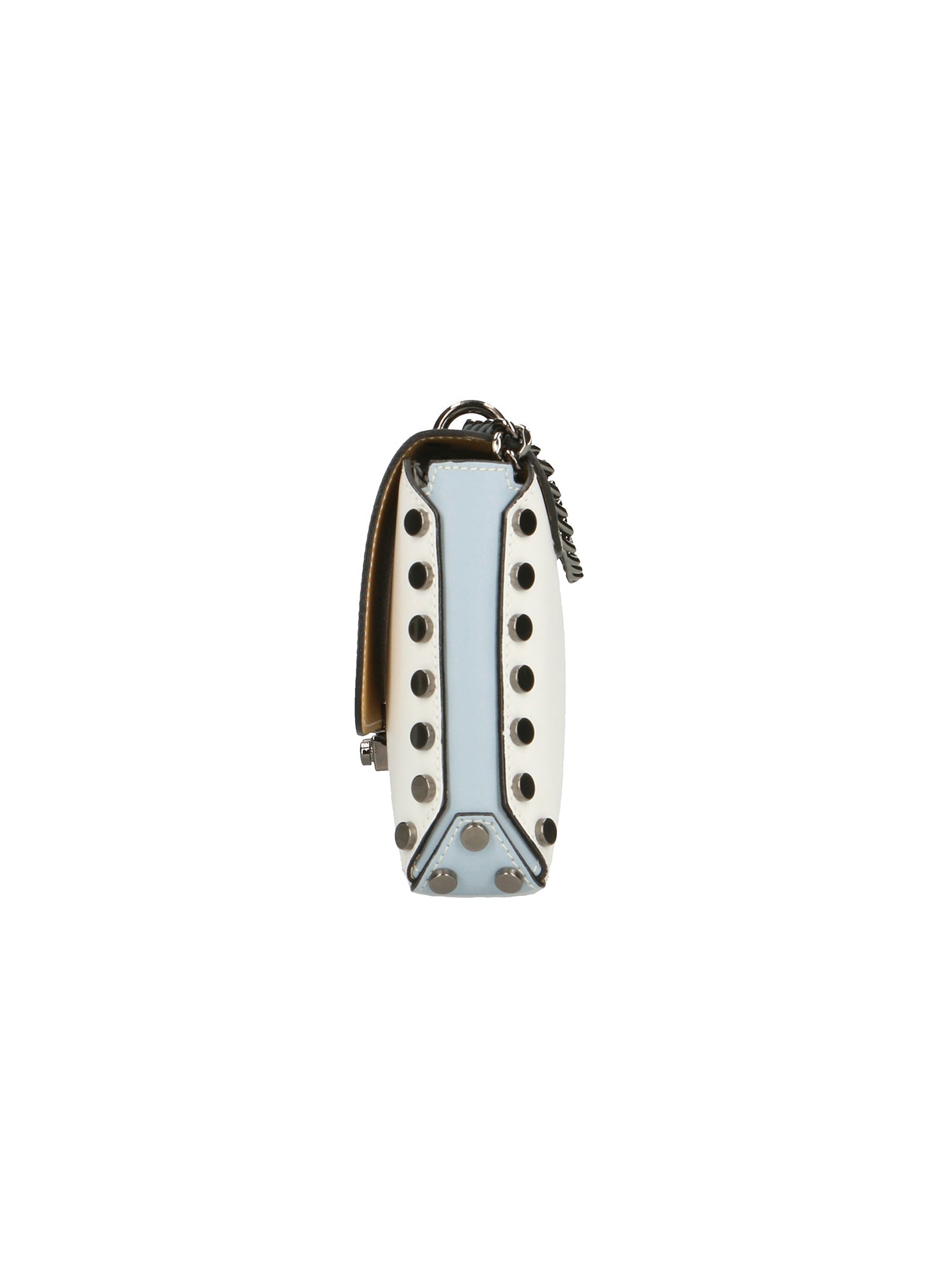 Vera pelle 8641-BIANCO+CIELO Borsa a tracolla da donna Evanthe Pro Chiara Ferretti