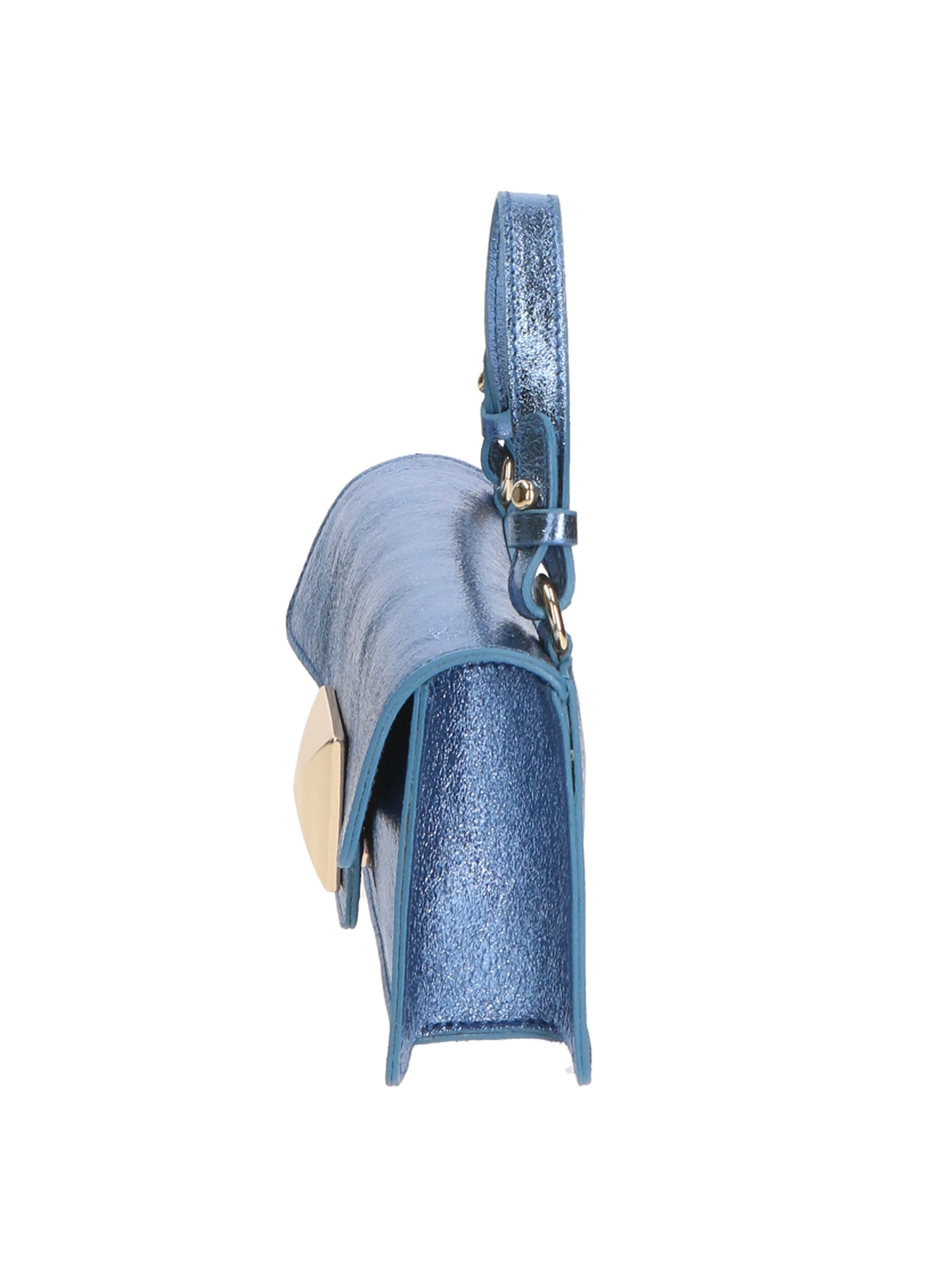 Hellen Borsa a mano da donna Vera pelle 06010-L026 JEANS Chiara Ferretti
