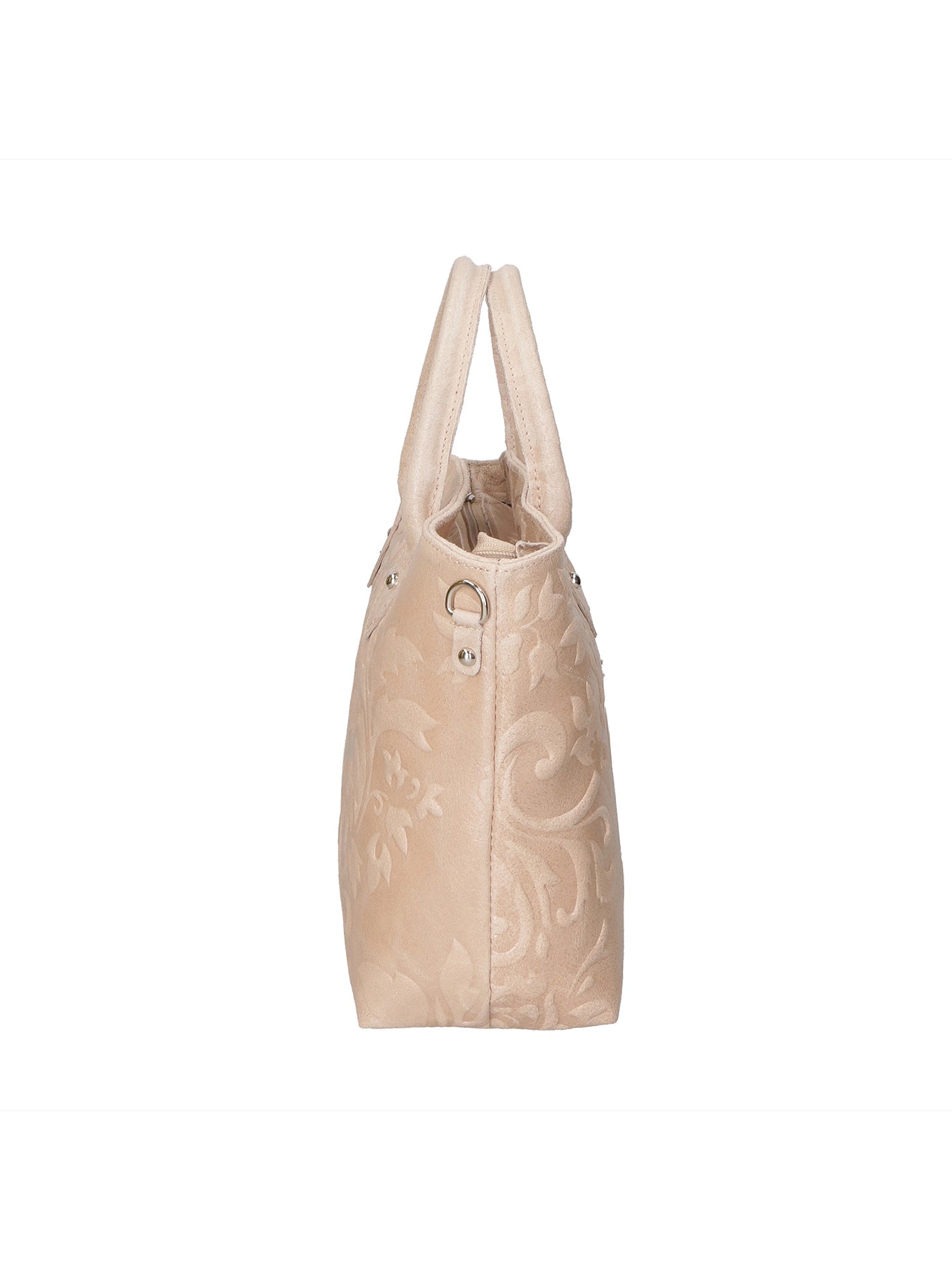 Enza Damenhandtasche aus echtem Leder, hergestellt in Italien, 27 x 32 x 13 cm